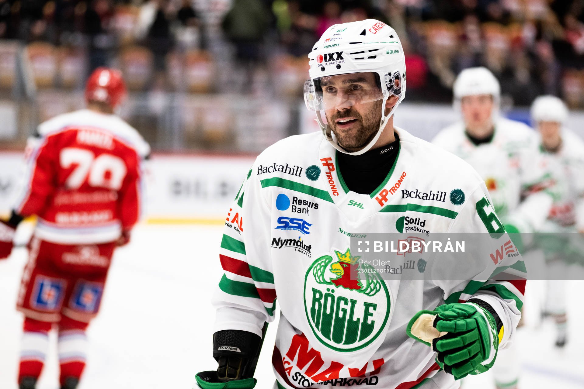 Rögles Ludvig Larsson jublar