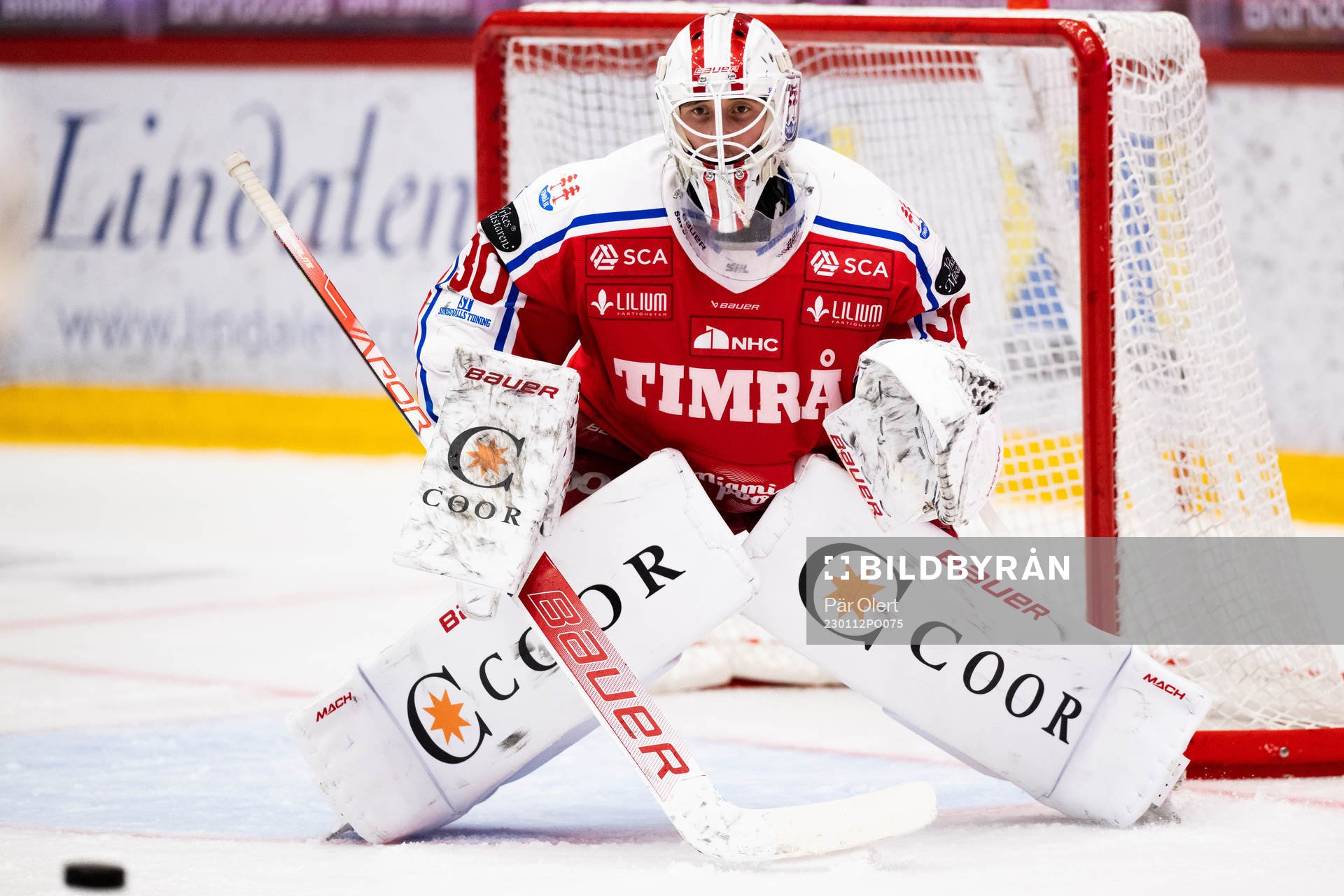 Timrås målvakt Jacob Johansson