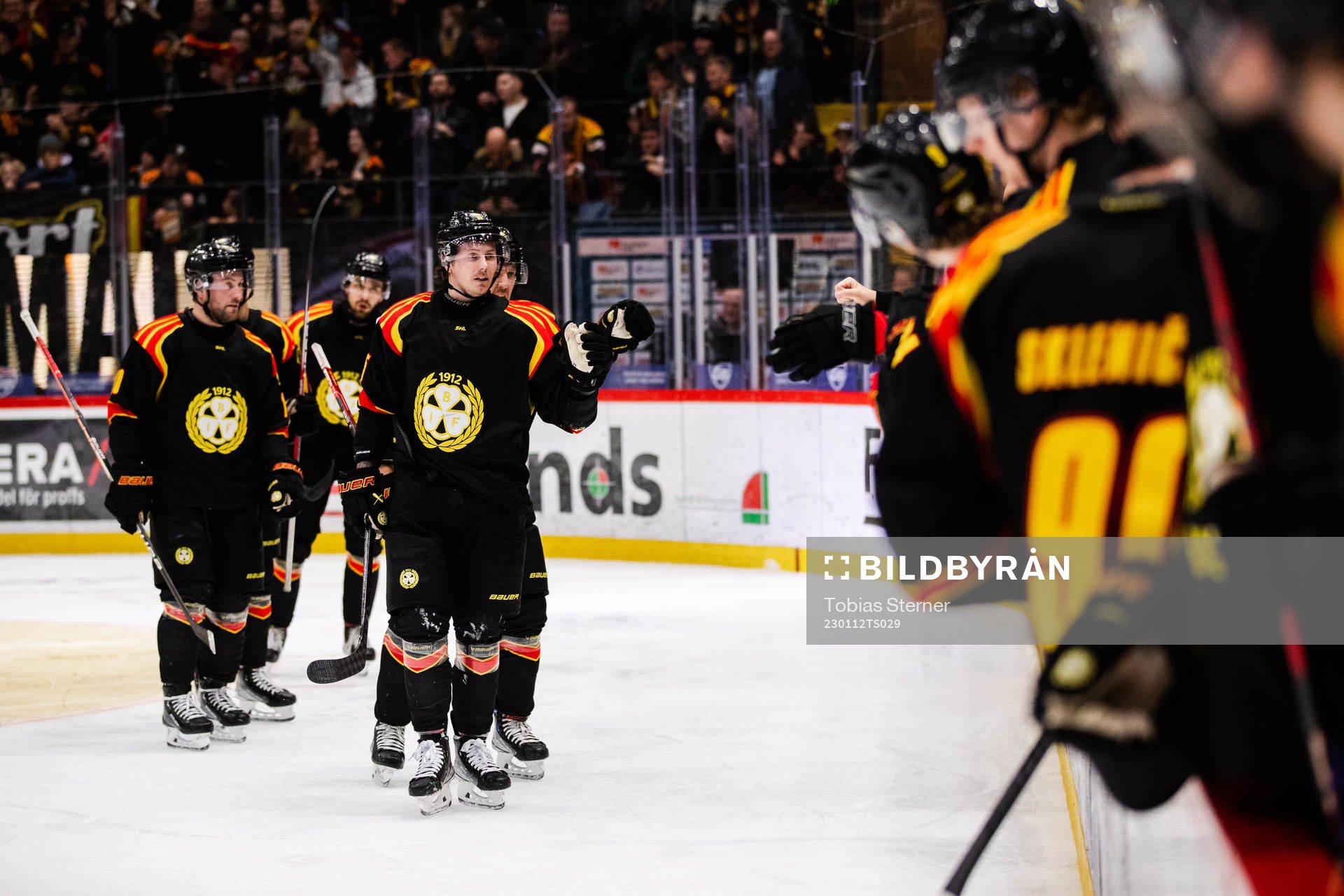 Brynäs Nick Olesen jublar
