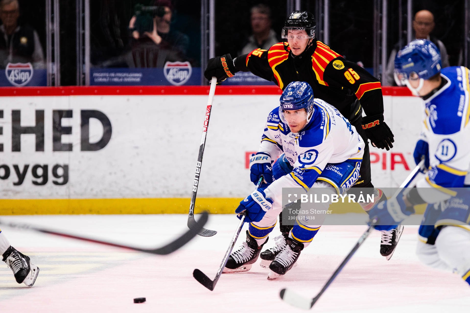 Leksands Jon Knuts och Brynäs Nick Olesen