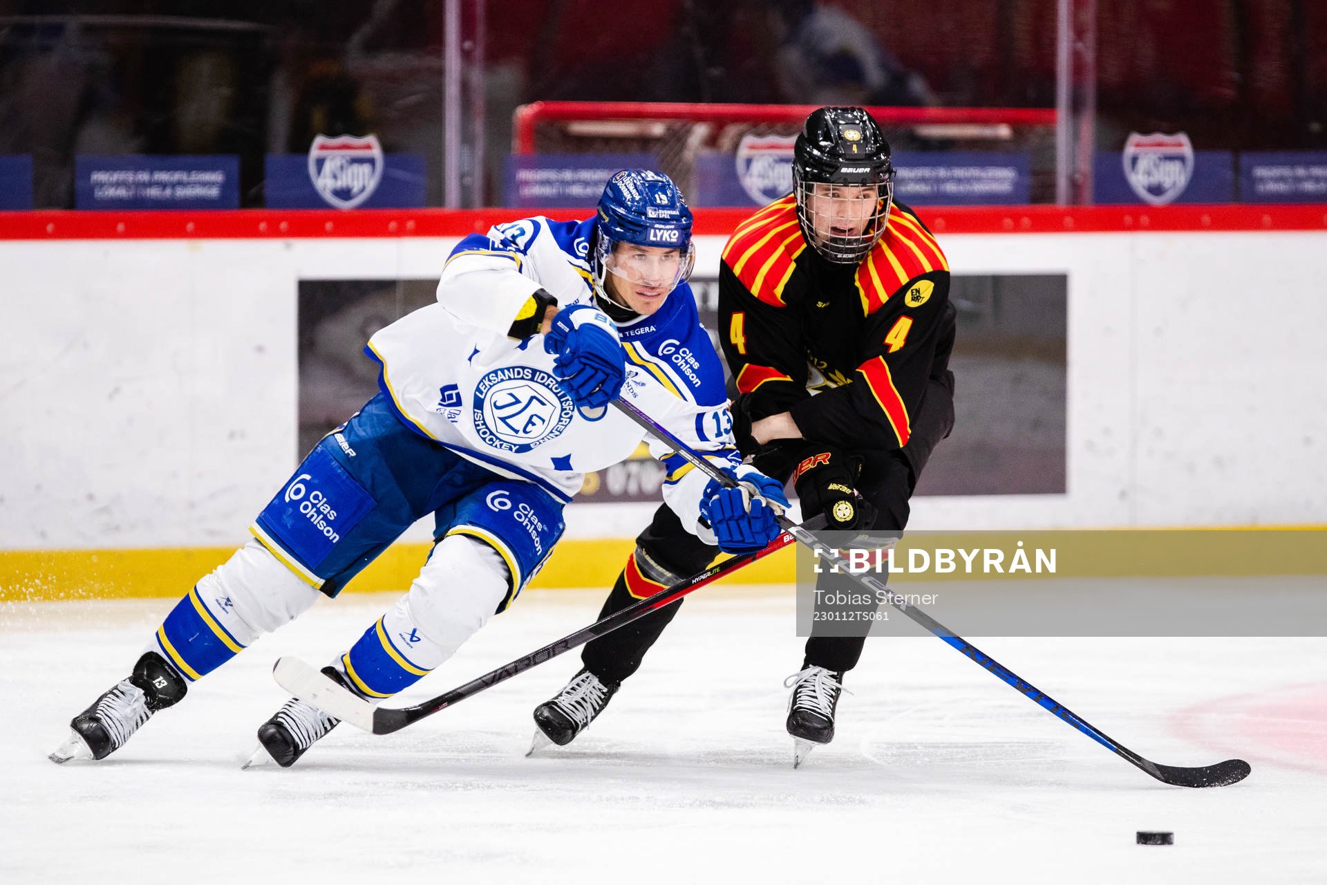 Leksands Jon Knuts och Brynäs Theo Lindstein