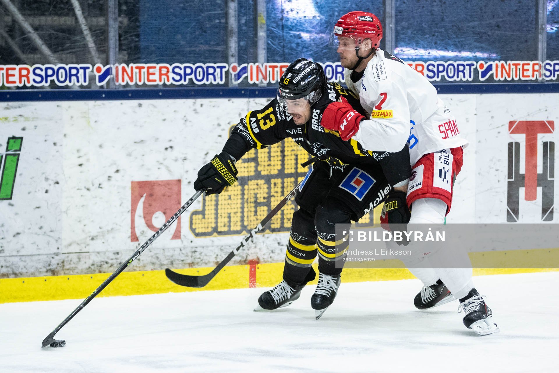 Västerås Trevor Cheek och Almtunas Jacob Spångberg