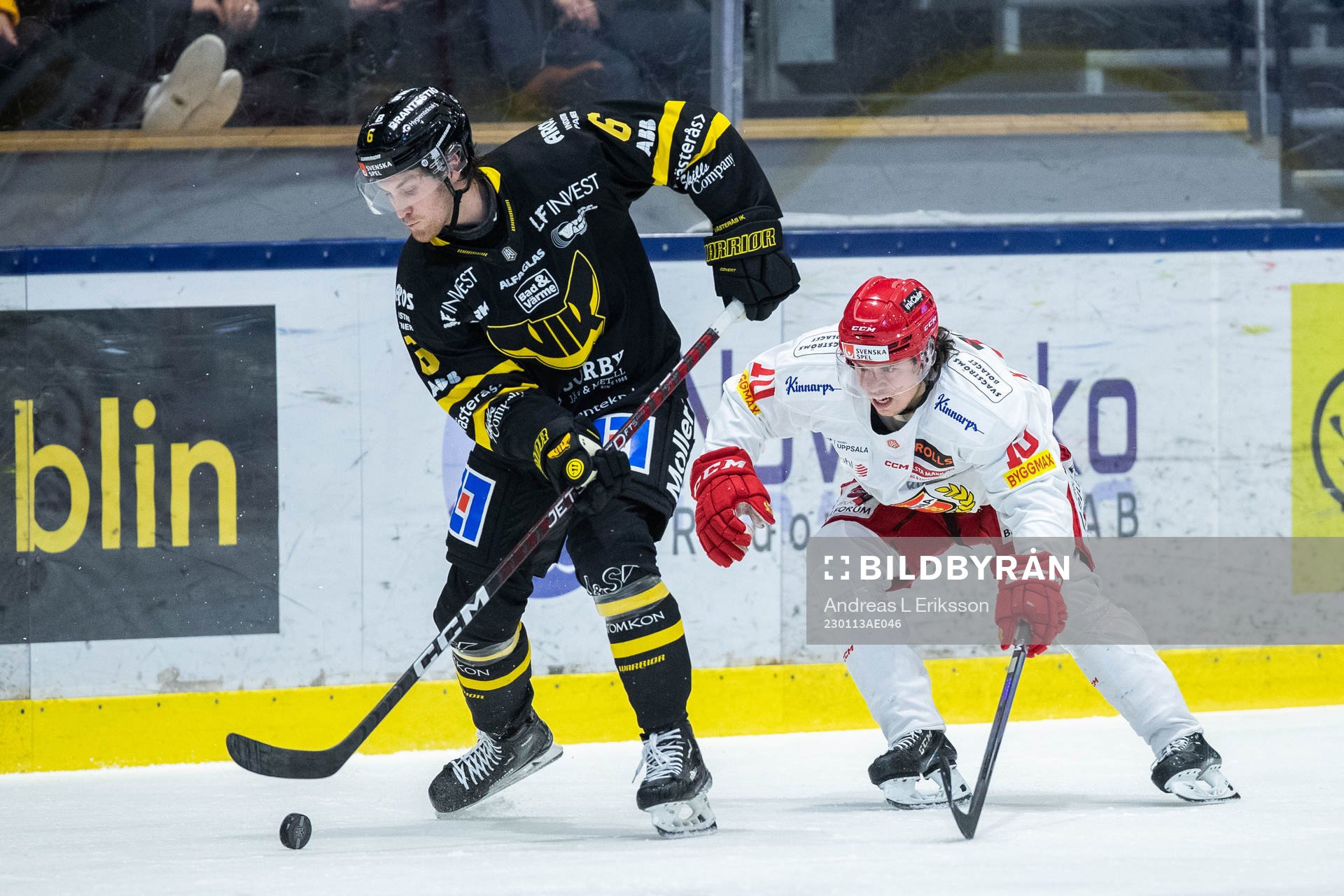 Västerås Nicholas Albano och Almtunas Oliver Kandergård