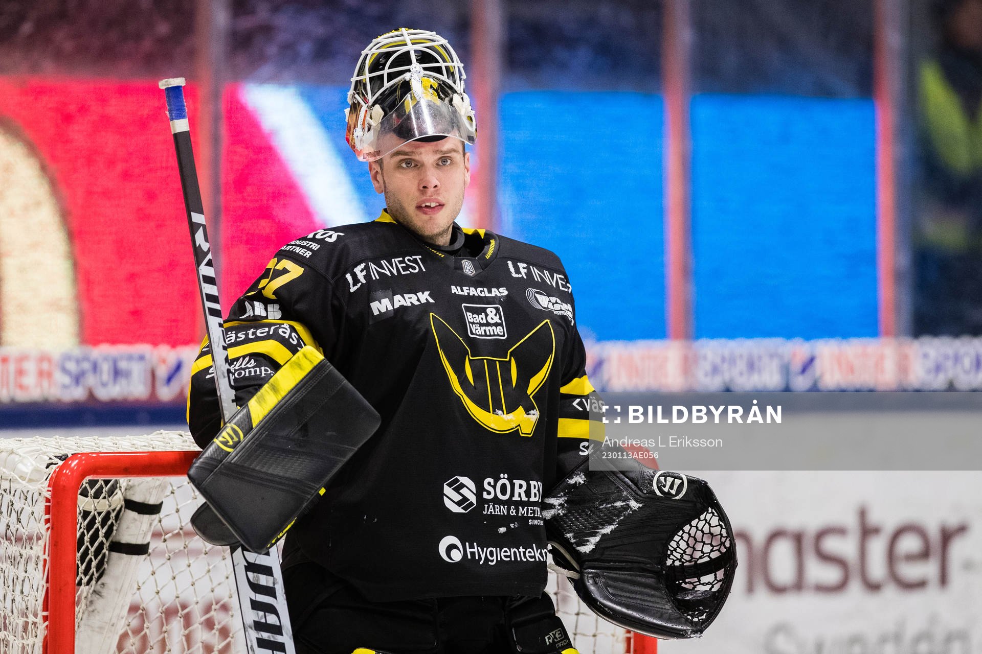 Västerås målvakt Johan Gustafsson