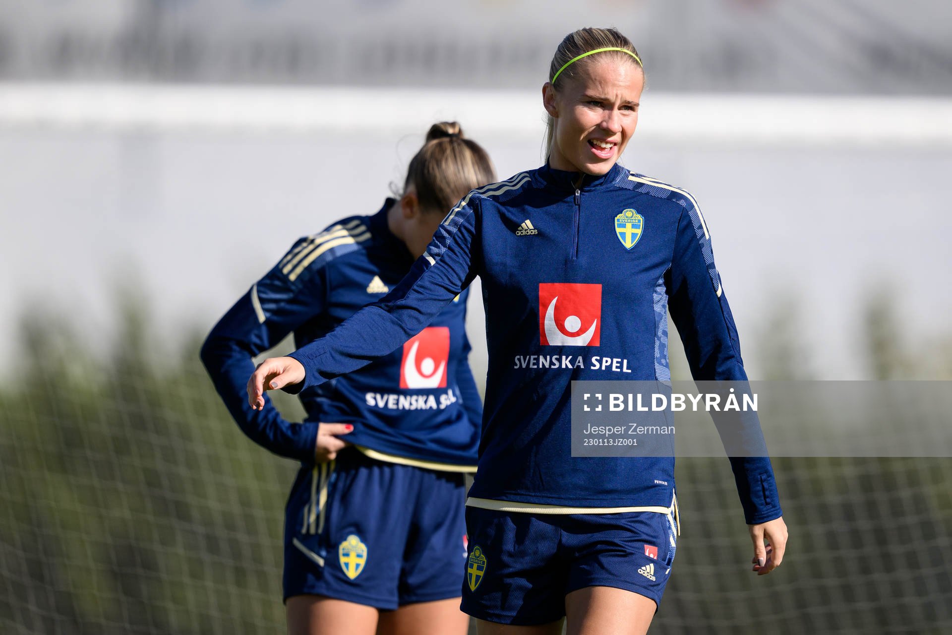Stina Lennartsson of the Swedish women's national football