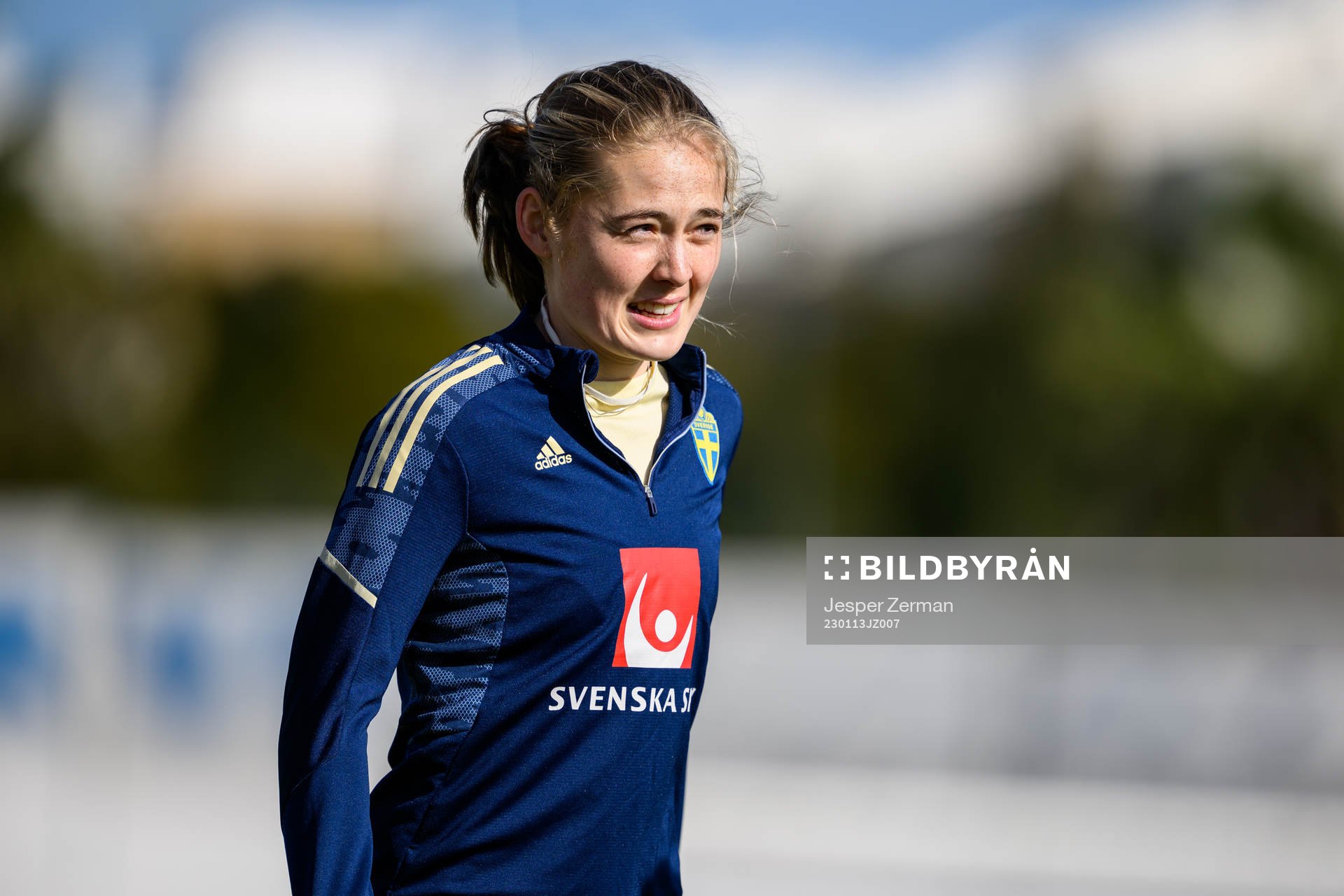 Paulina Nyström of the Swedish women's national football