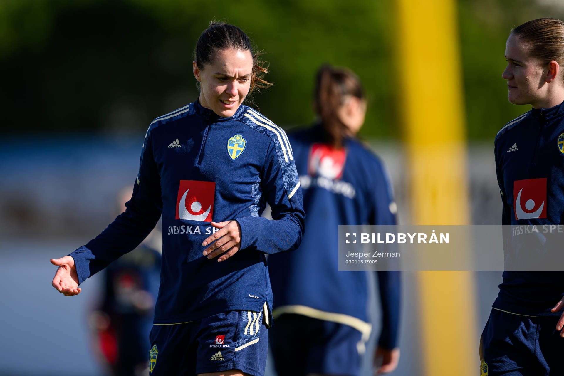 Felicia Rogic of the Swedish women's national football team