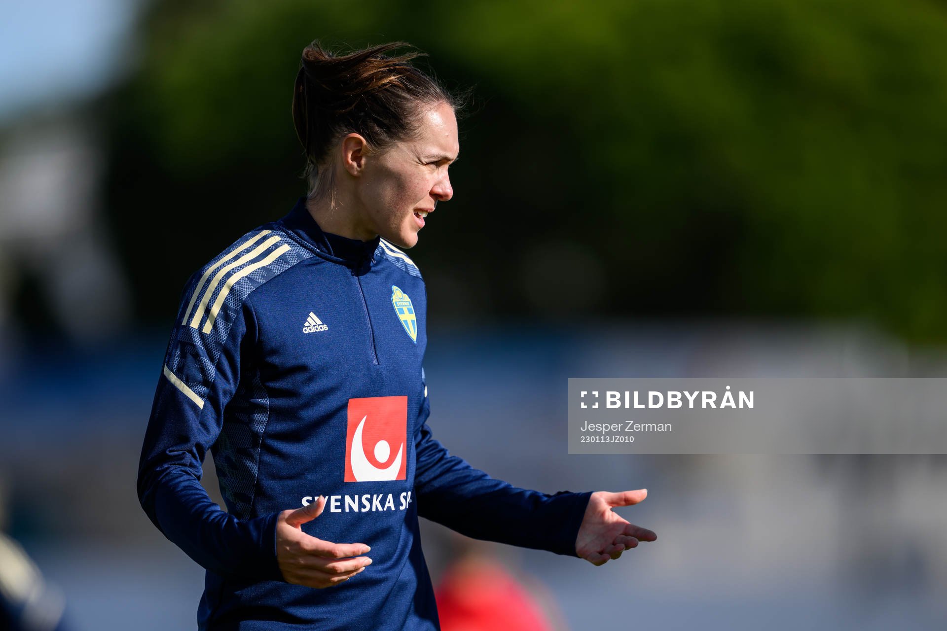 Felicia Rogic of the Swedish women's national football team