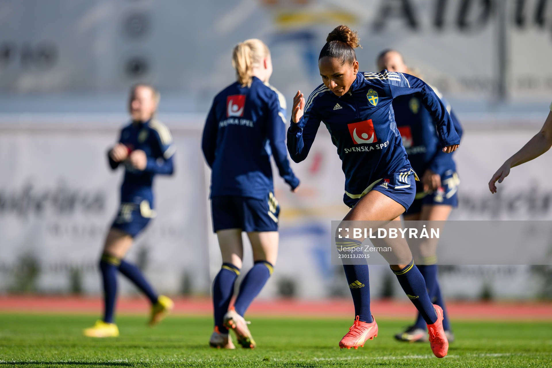 Madelen Janogy of the Swedish women's national football