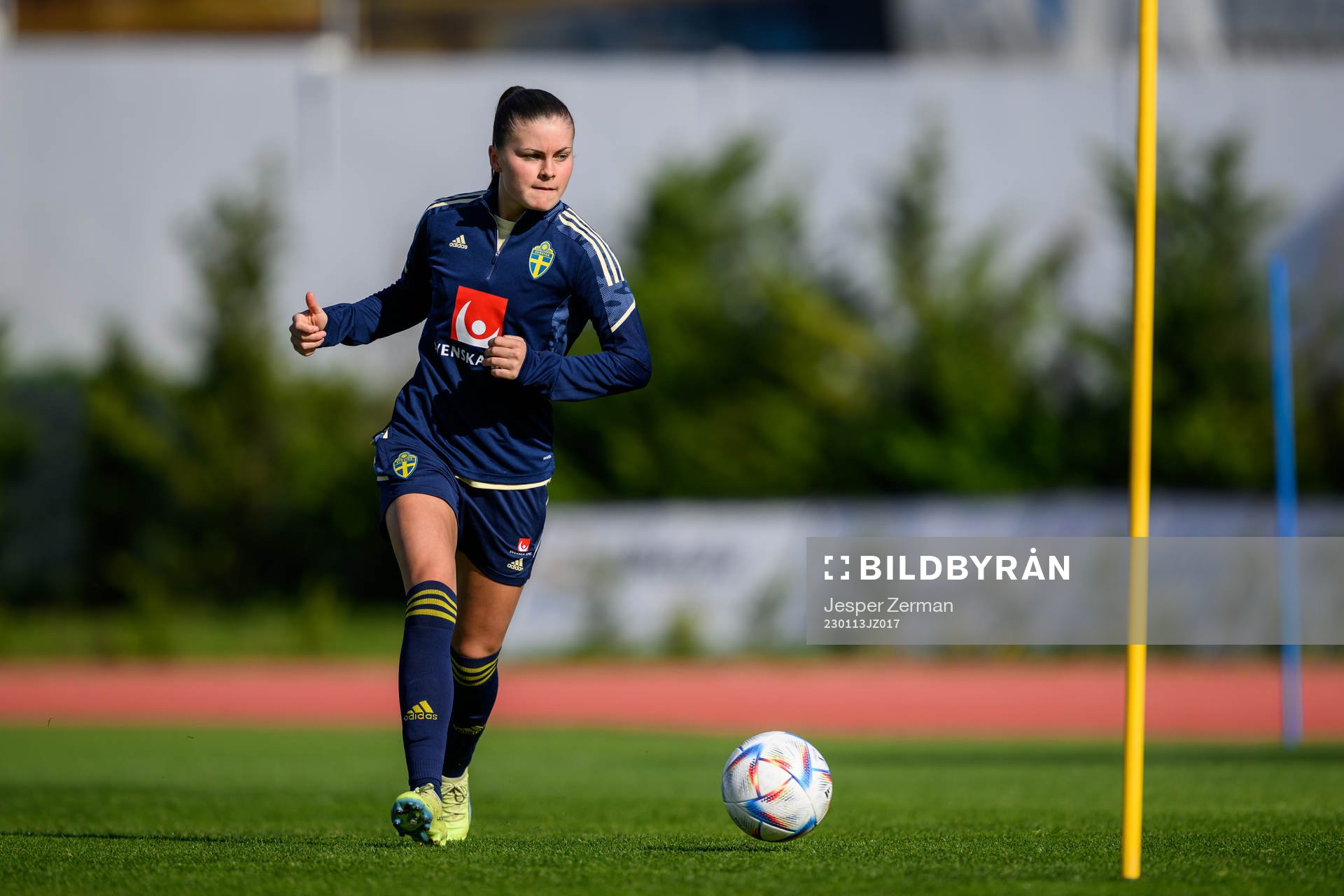 Hanna Wijk of the Swedish women's national football team at