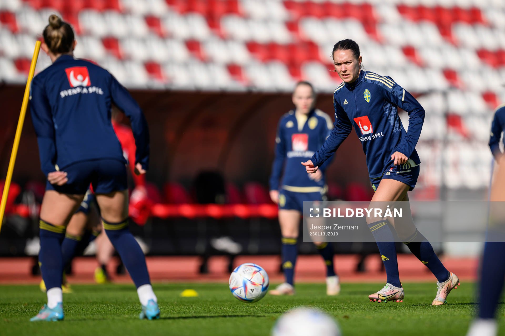 Felicia Rogic of the Swedish women's national football team