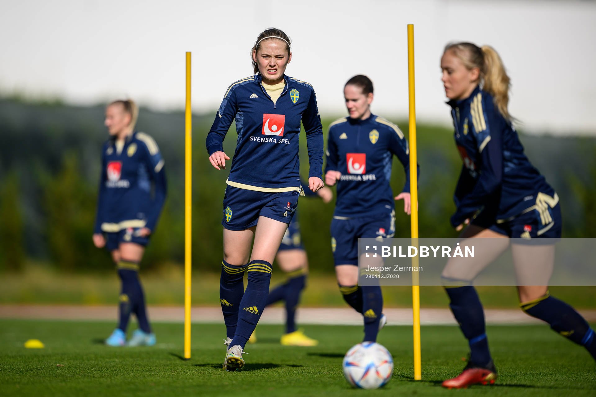 Paulina Nyström of the Swedish women's national football