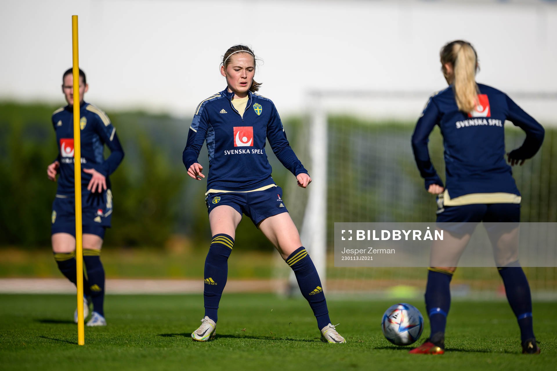 Paulina Nyström of the Swedish women's national football
