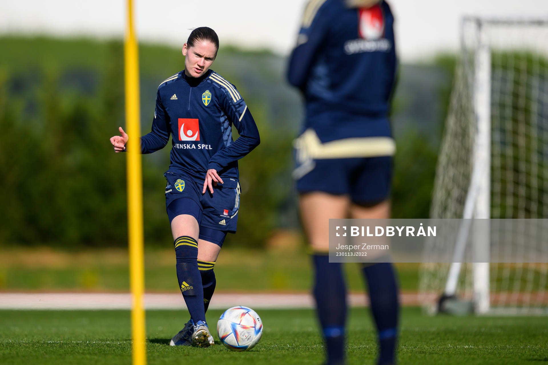 Linn Vickius of the Swedish women's national football team
