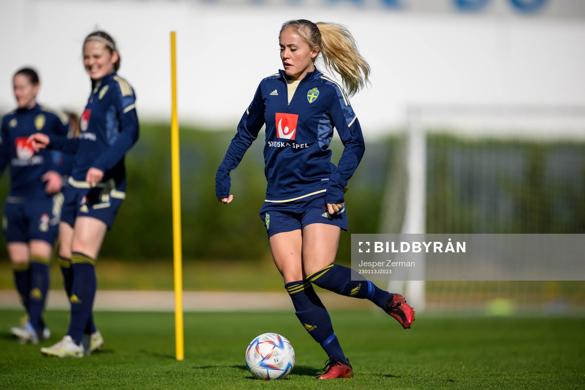 Alva Selerud of the Swedish women's national football team