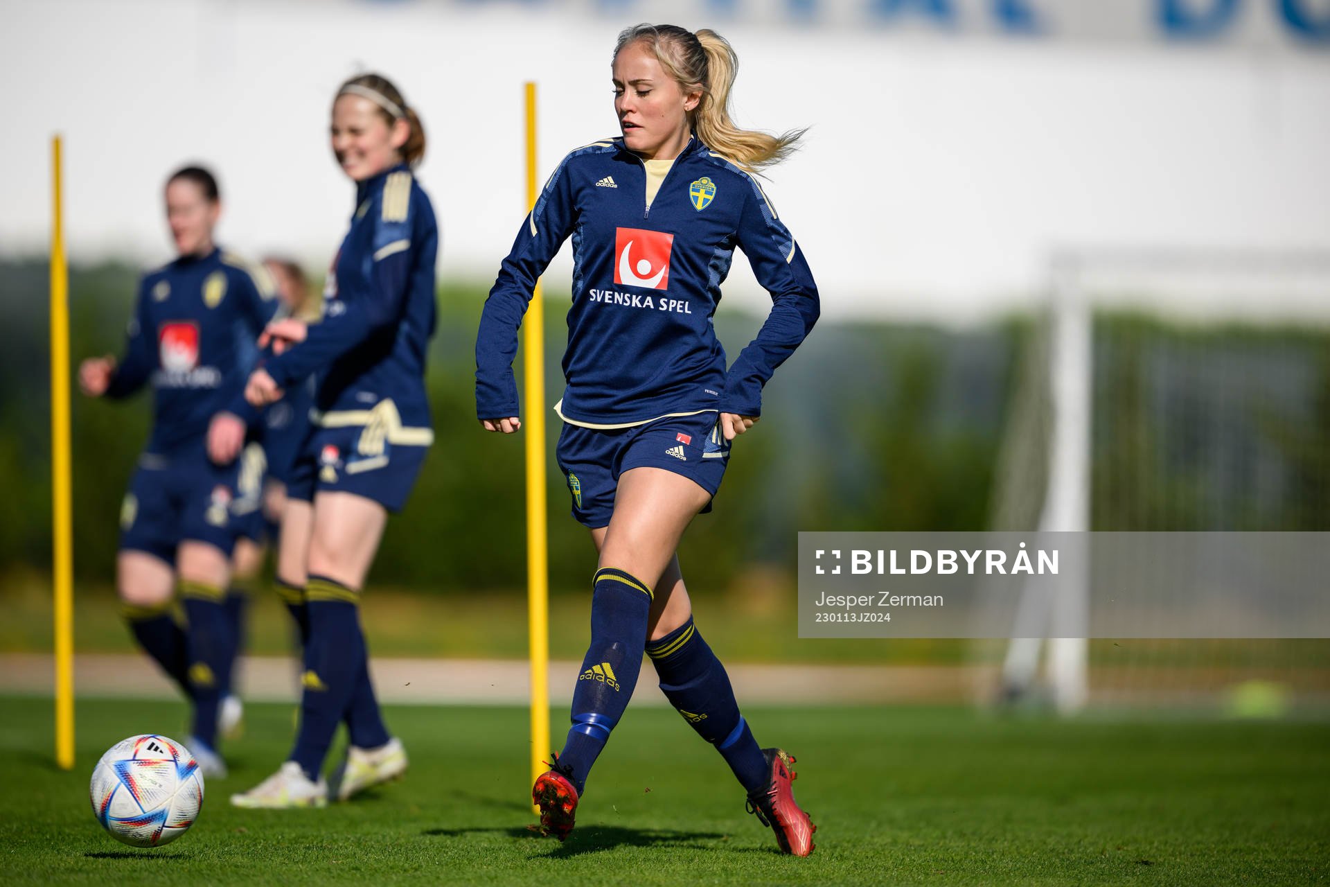 Alva Selerud of the Swedish women's national football team