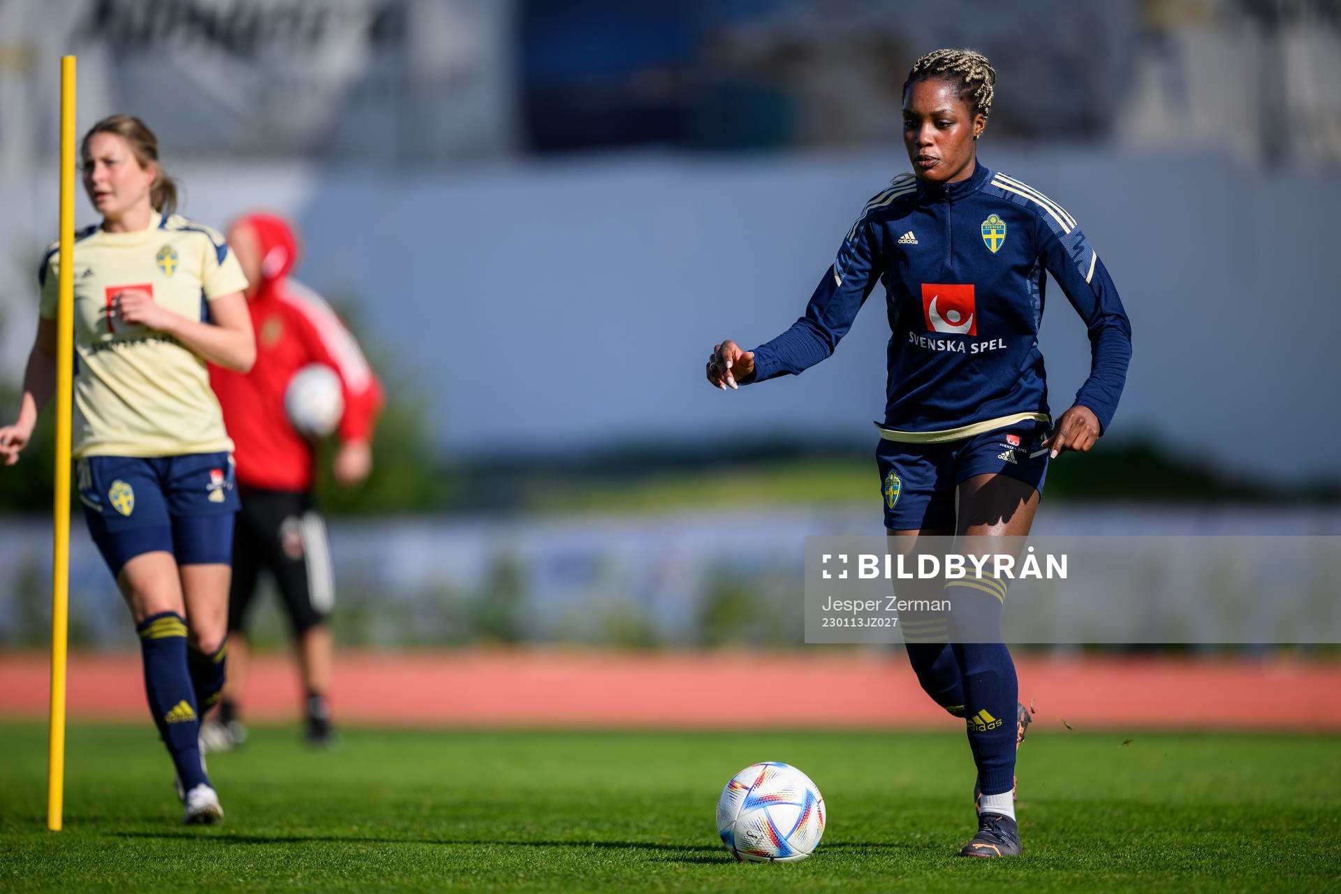 Evelyn Ijeh of the Swedish women's national football team