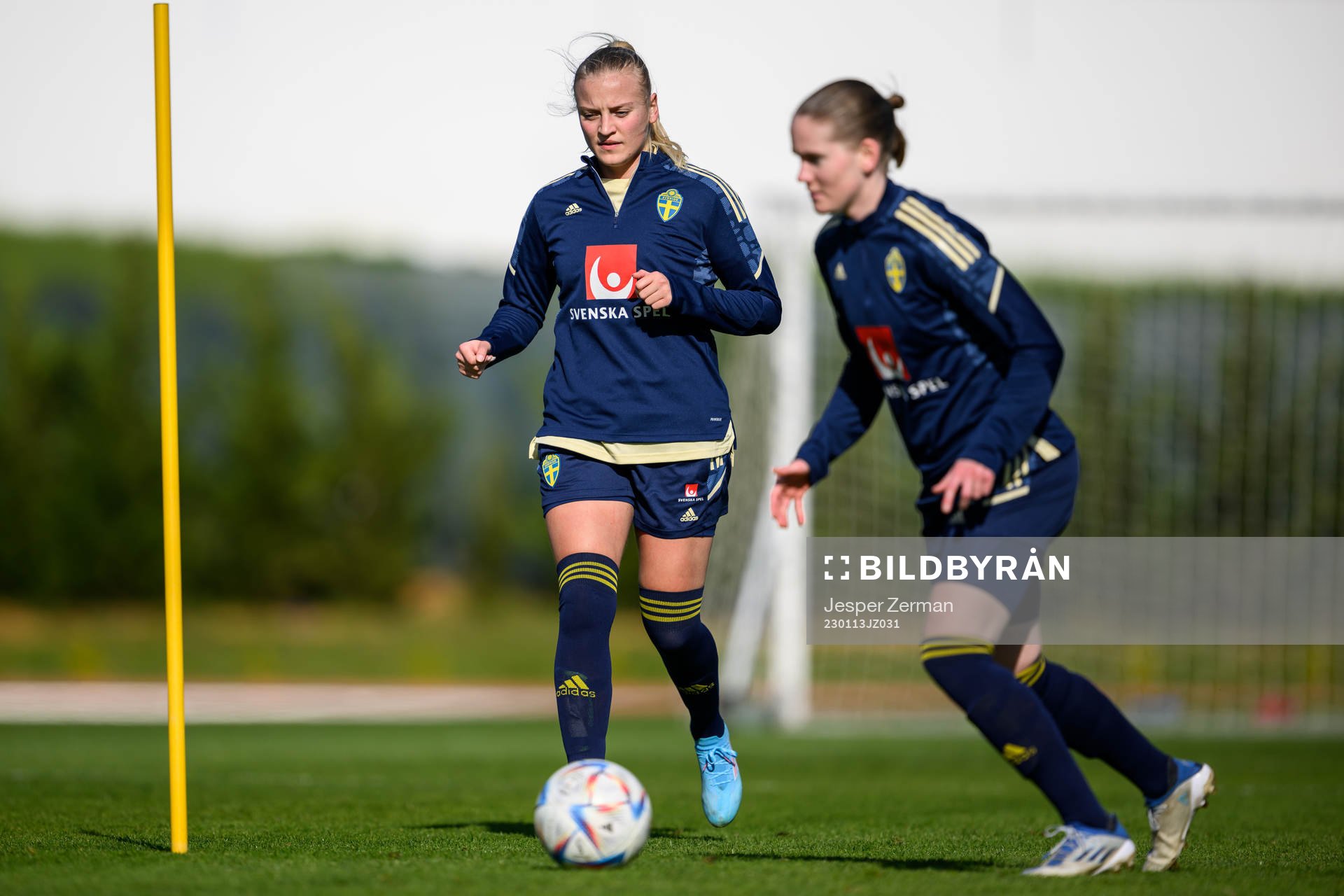 Wilma Carlsson of the Swedish women's national football