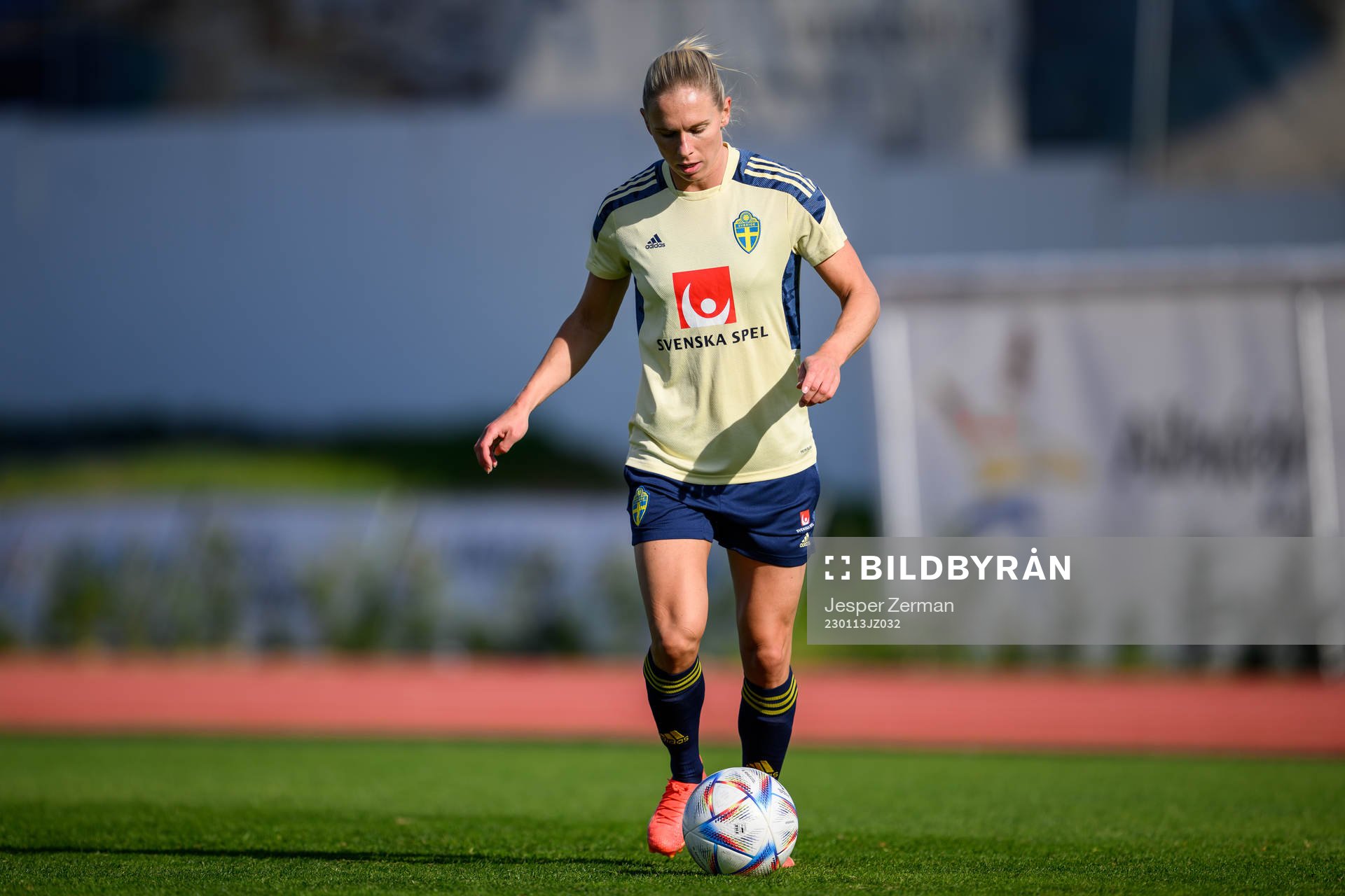 Jonna Andersson of the Swedish women's national football