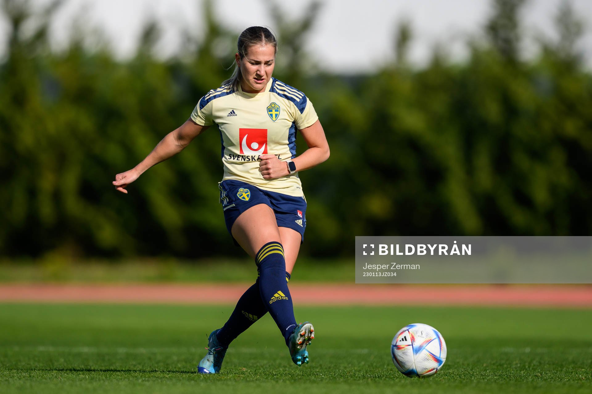 Felicia Saving of the Swedish women's national football