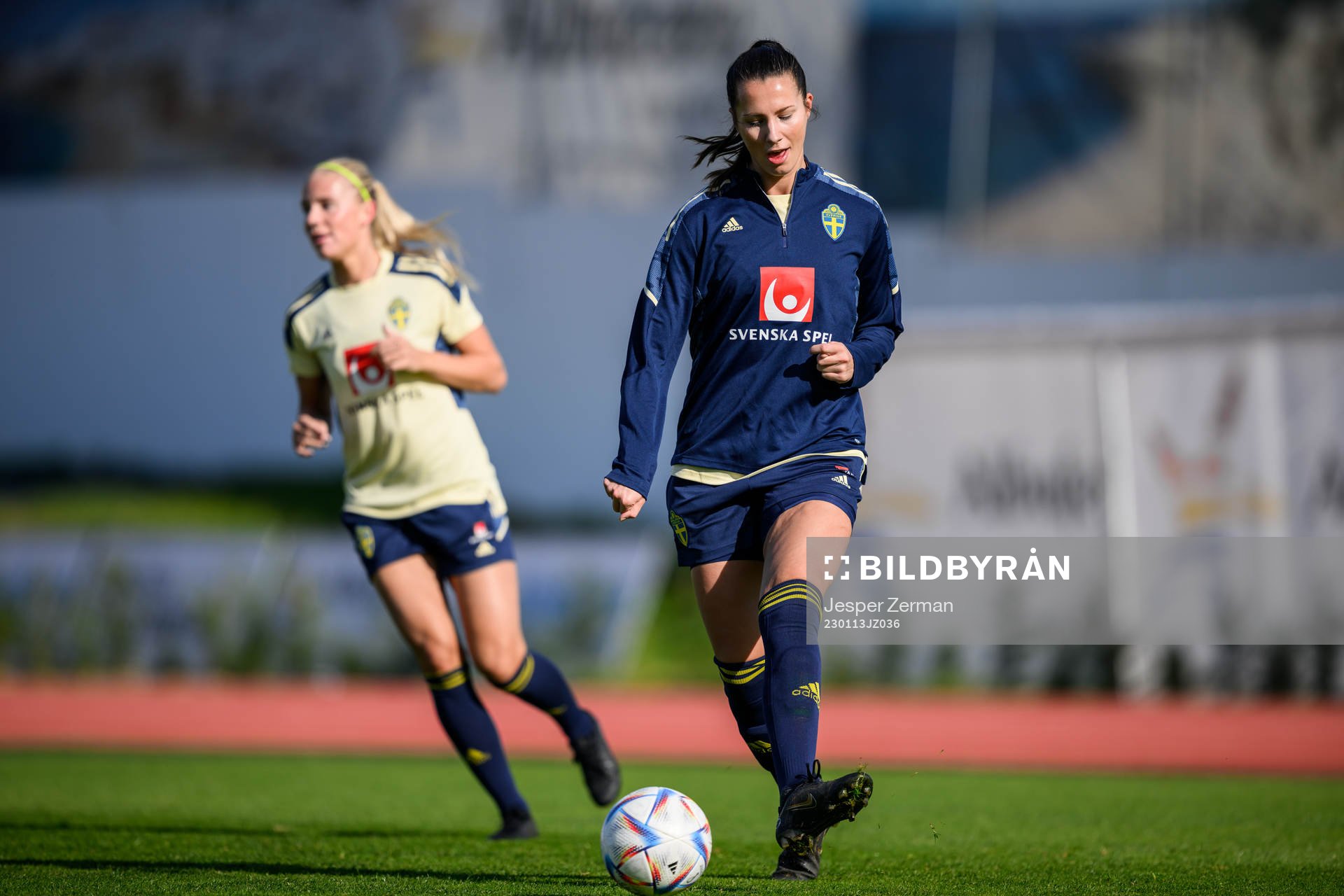 Josefin Harrysson of the Swedish women's national football