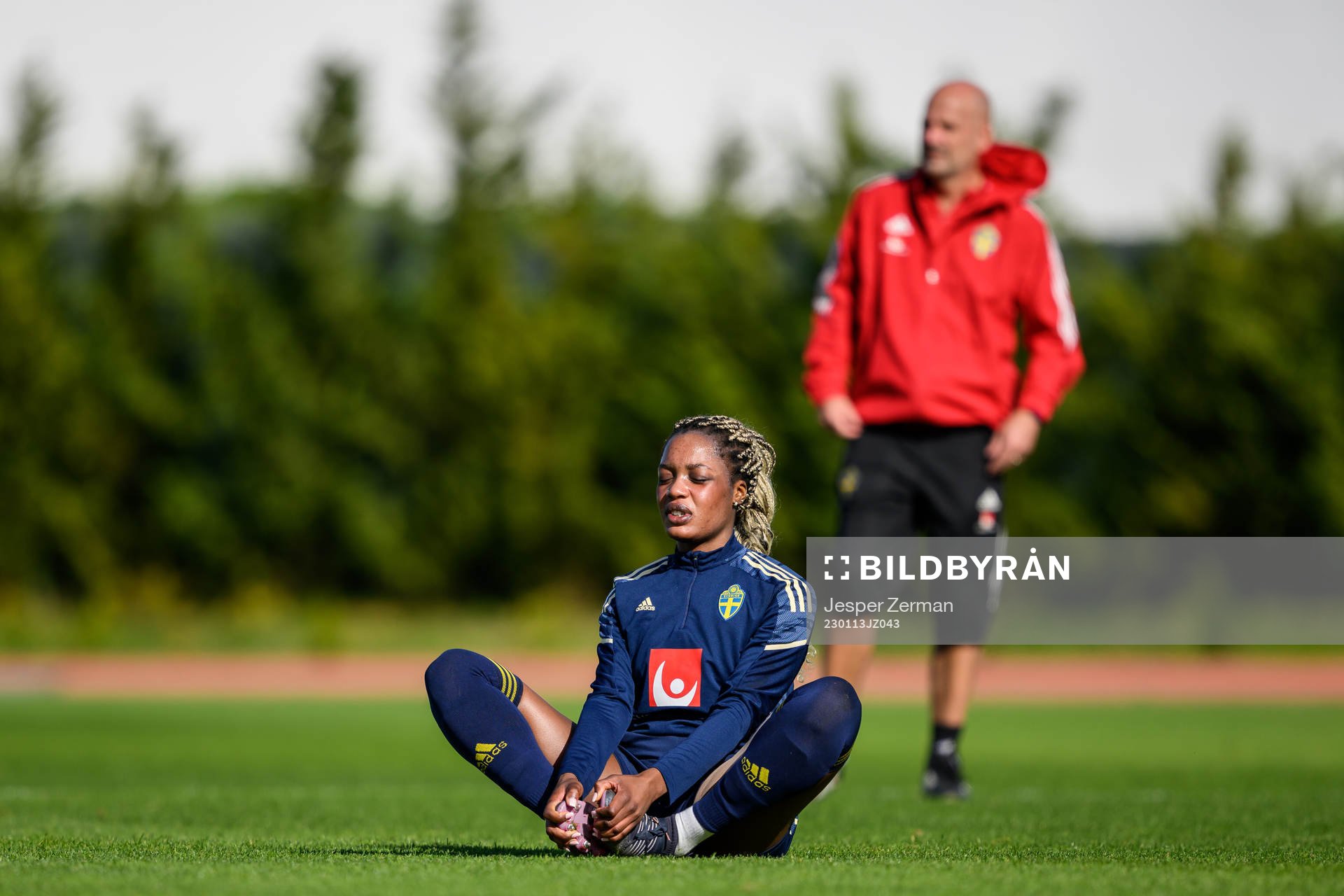 Evelyn Ijeh of the Swedish women's national football team