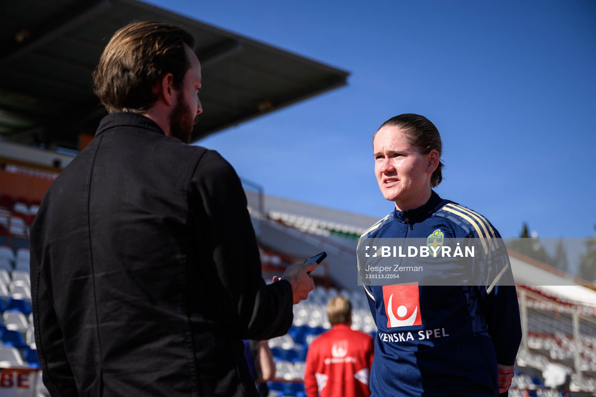 Linn Vickius of the Swedish women's national football team