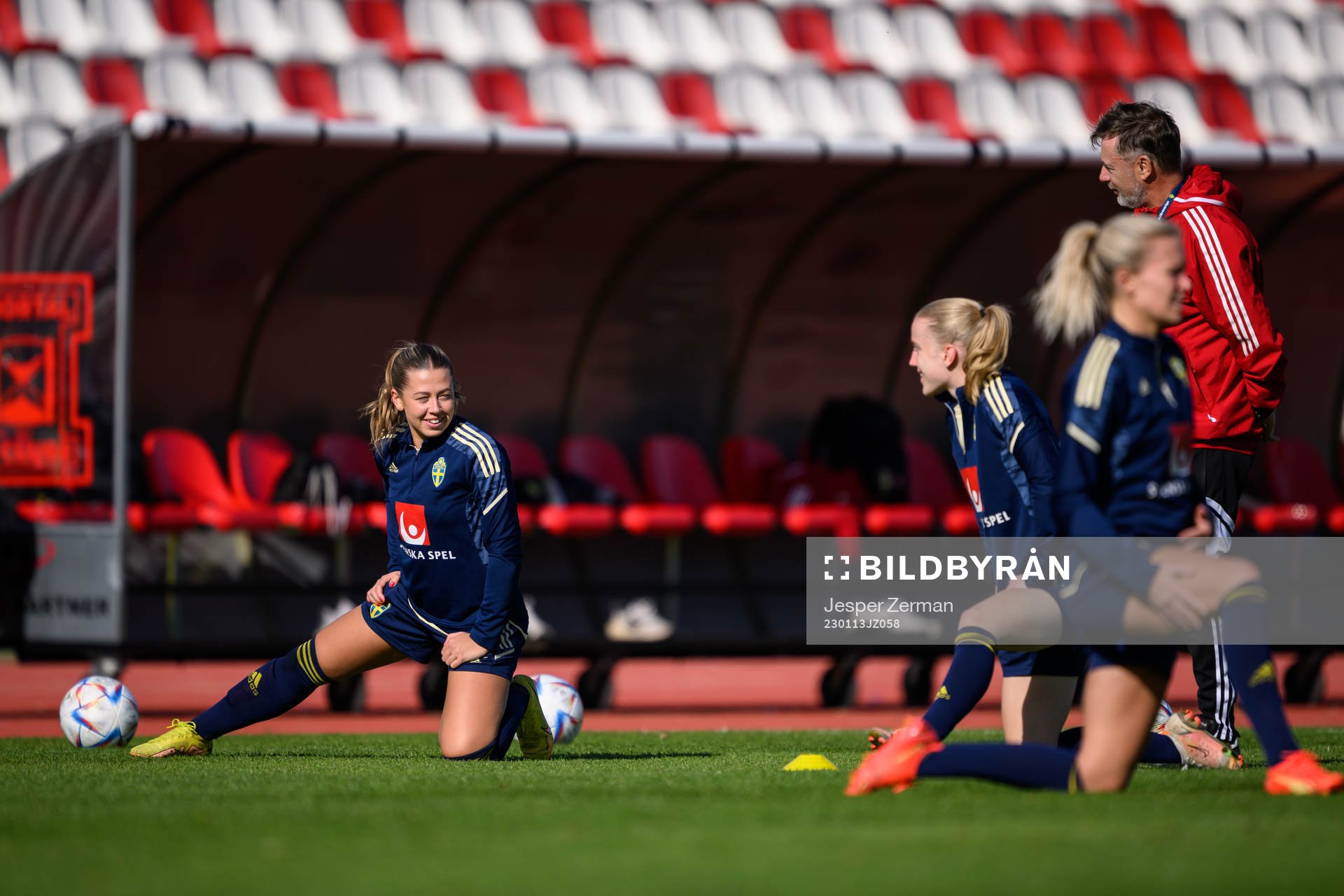 Cornelia Kapocs of the Swedish women's national football