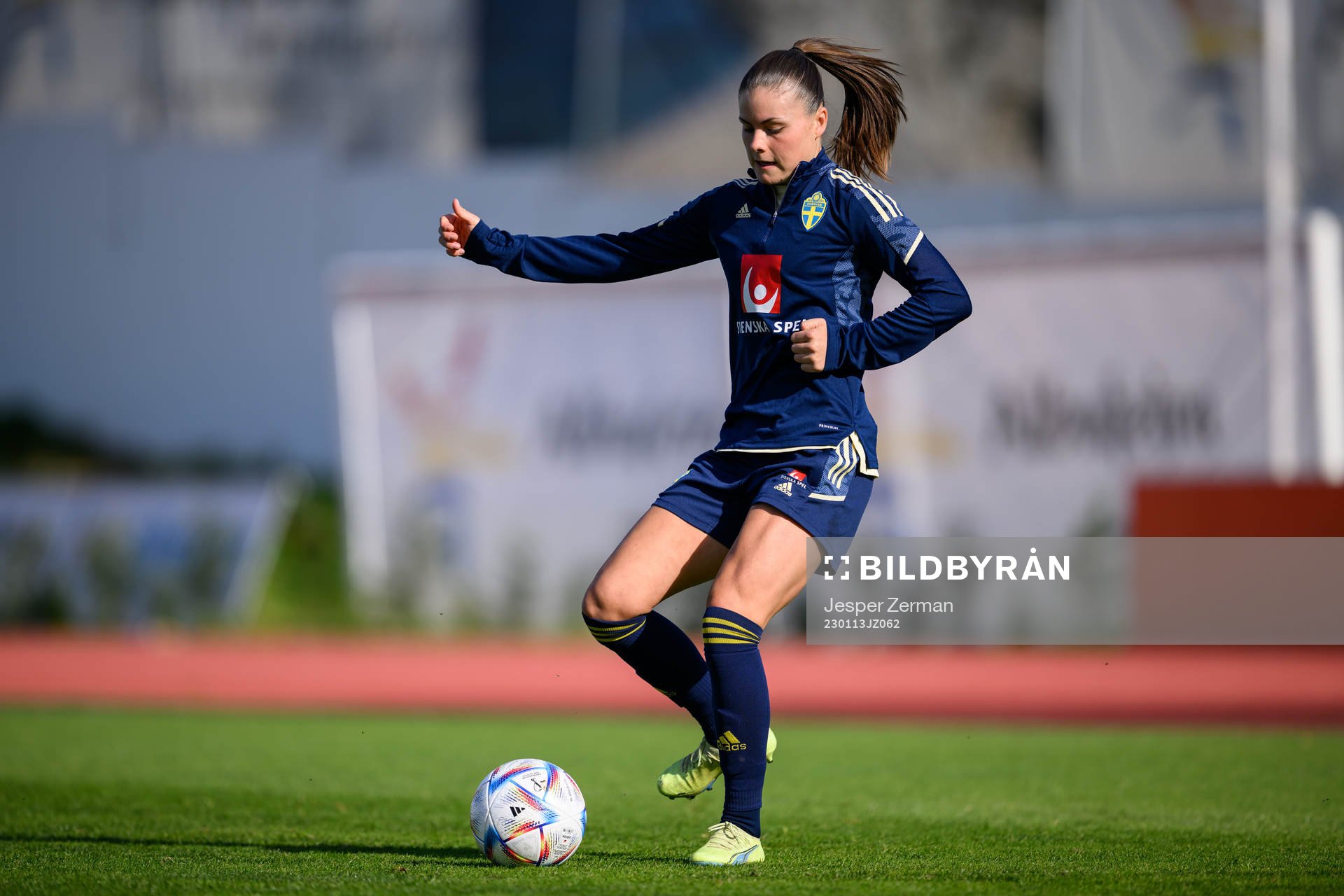 Josefin Harrysson of the Swedish women's national football