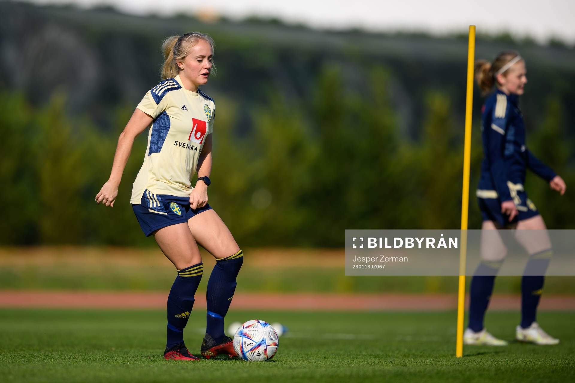 Alva Selerud of the Swedish women's national football team