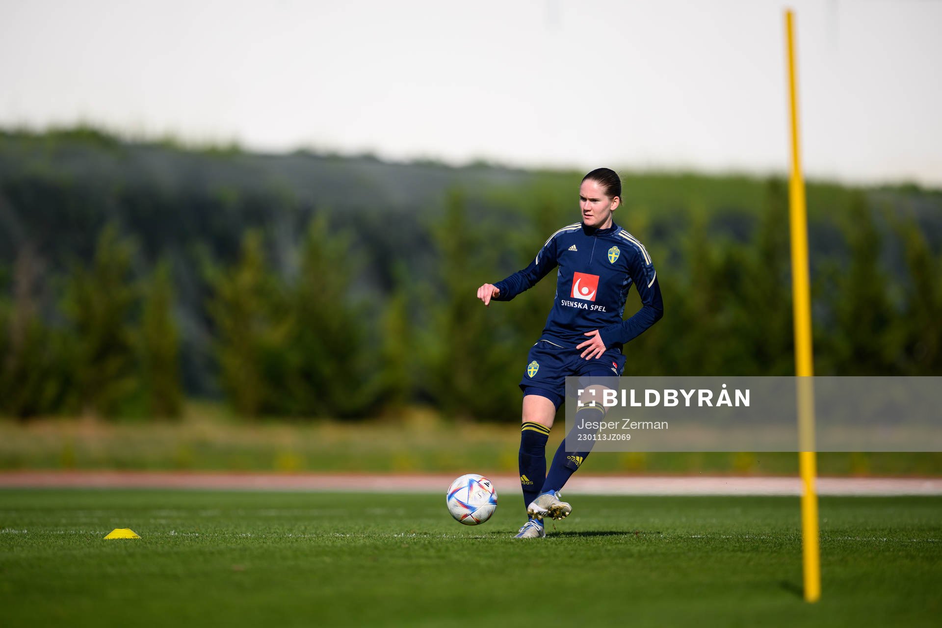 Linn Vickius of the Swedish women's national football team