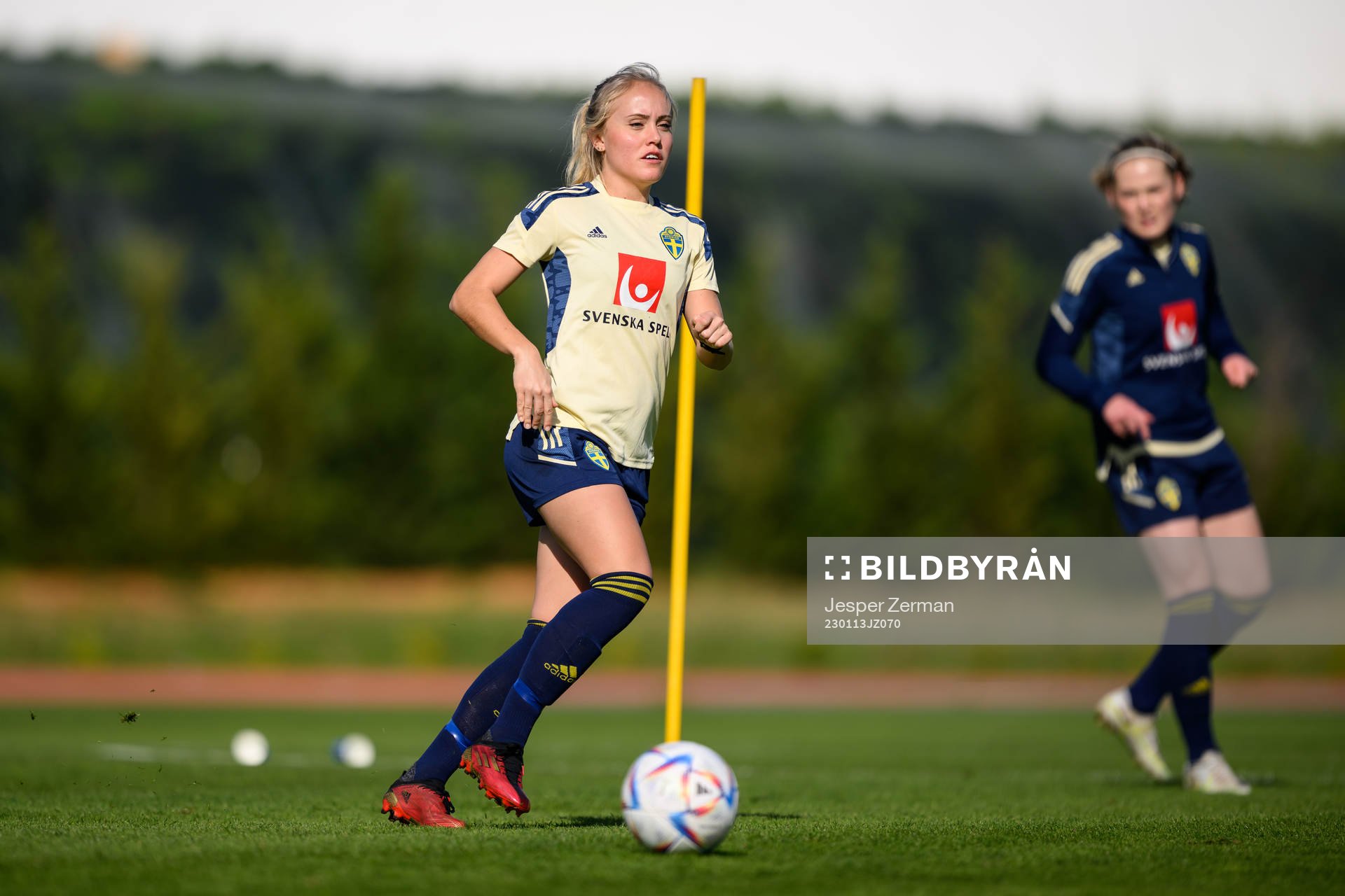 Alva Selerud of the Swedish women's national football team