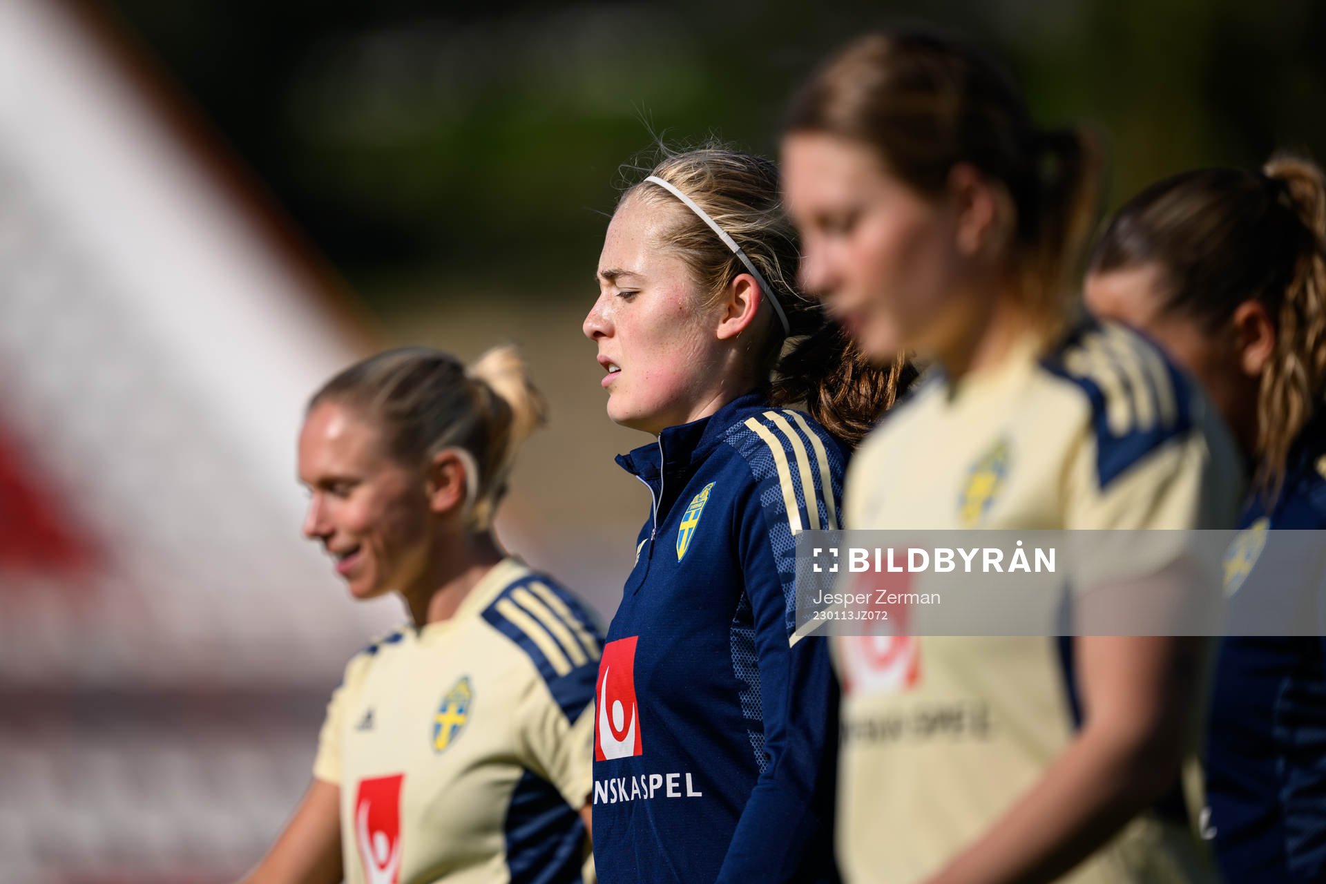 Paulina Nyström of the Swedish women's national football