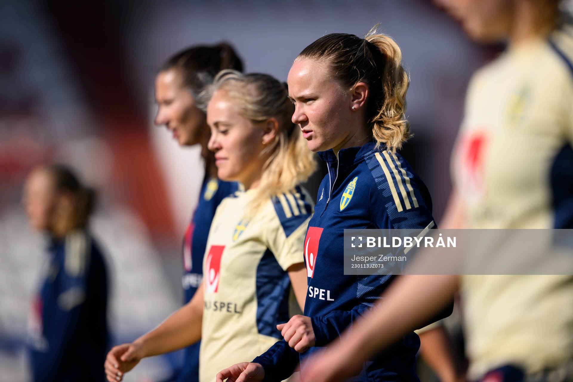 Matilda Vinberg of the Swedish women's national football
