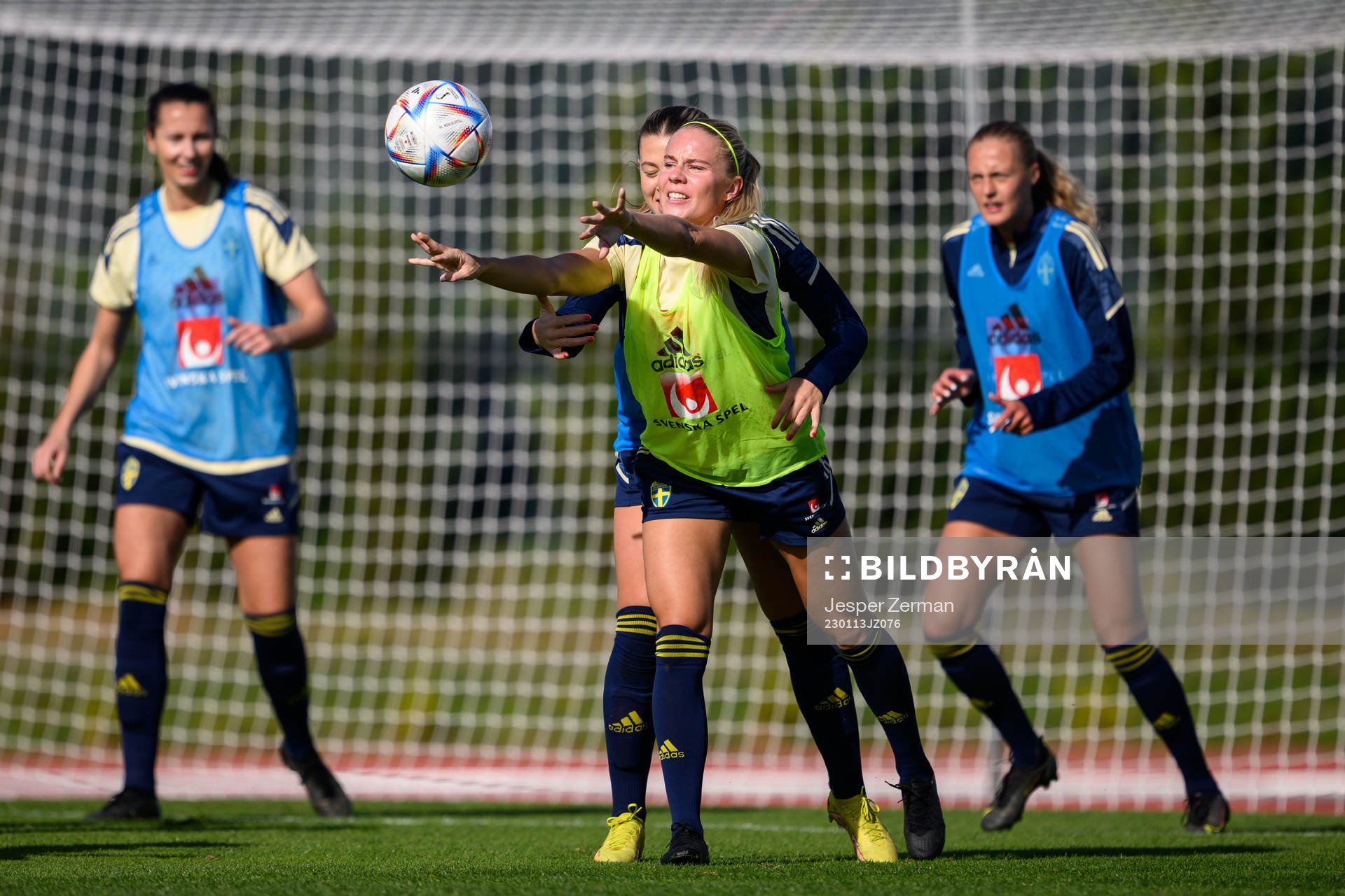 Stina Lennartsson of the Swedish women's national football