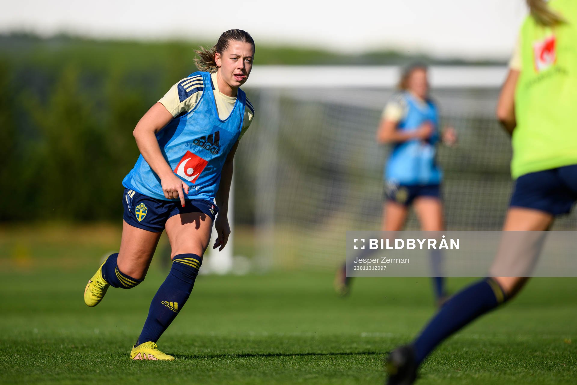 Cornelia Kapocs of the Swedish women's national football
