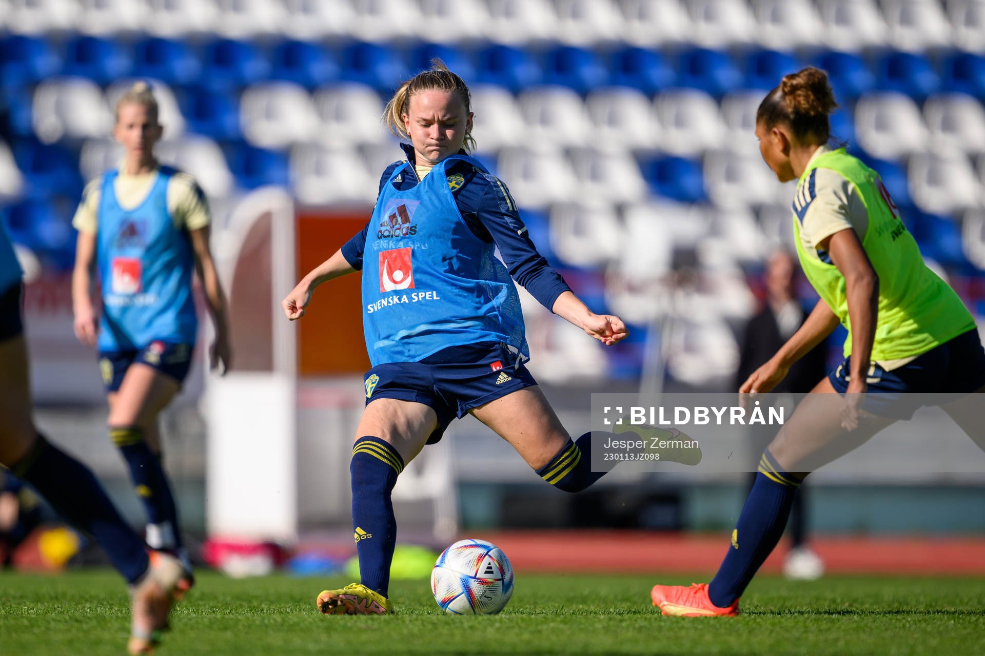Matilda Vinberg of the Swedish women's national football