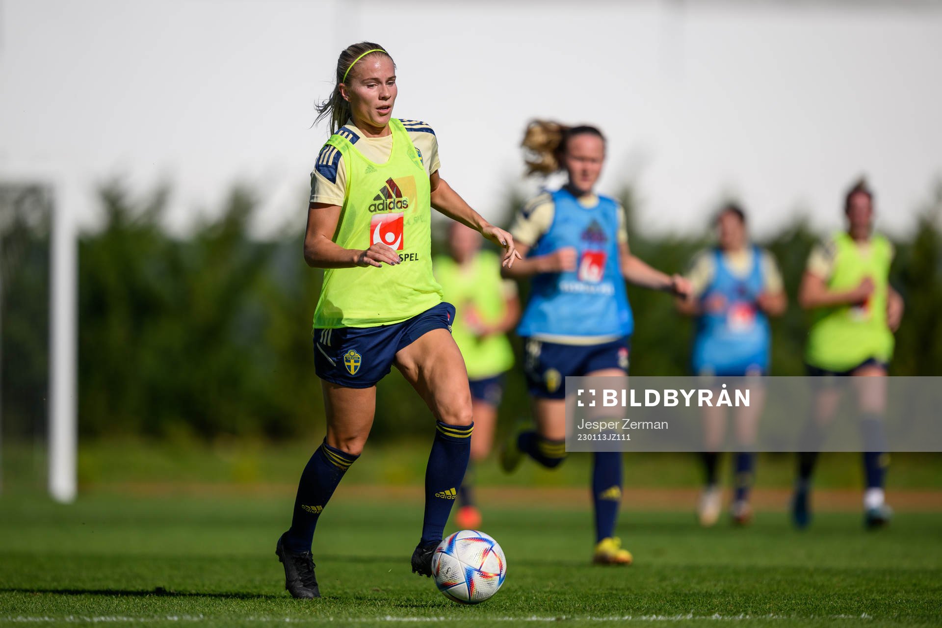 Stina Lennartsson of the Swedish women's national football