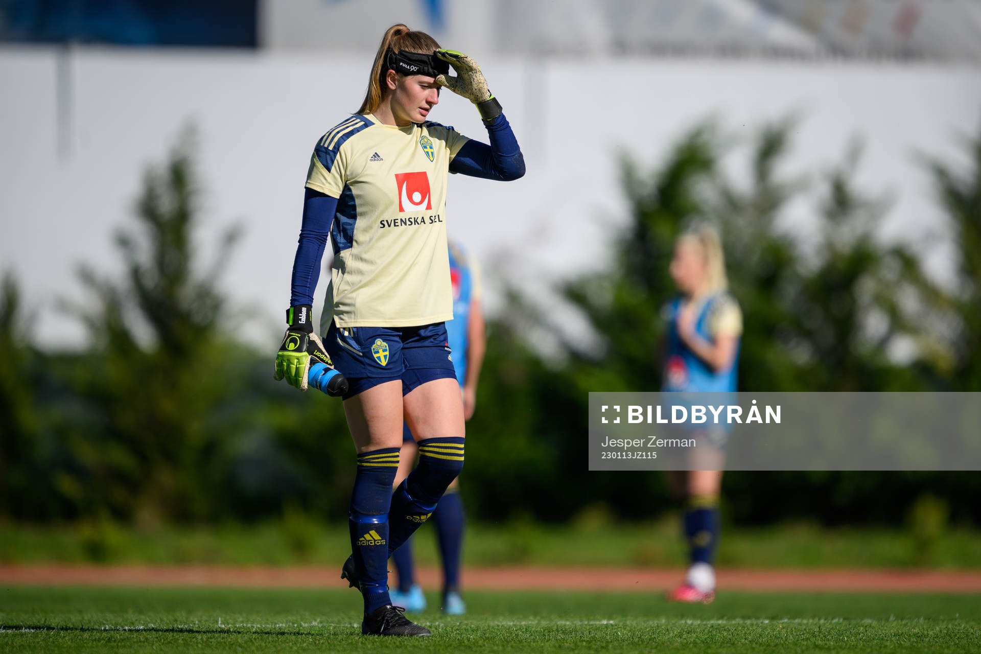 goalkeeper Tove Enblom of the Swedish women's national