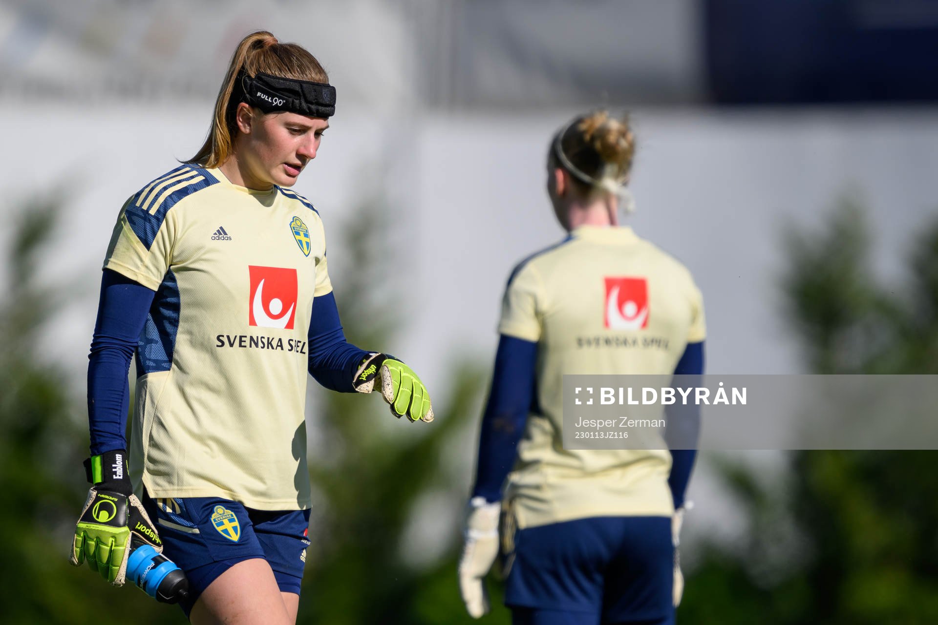 goalkeeper Tove Enblom of the Swedish women's national