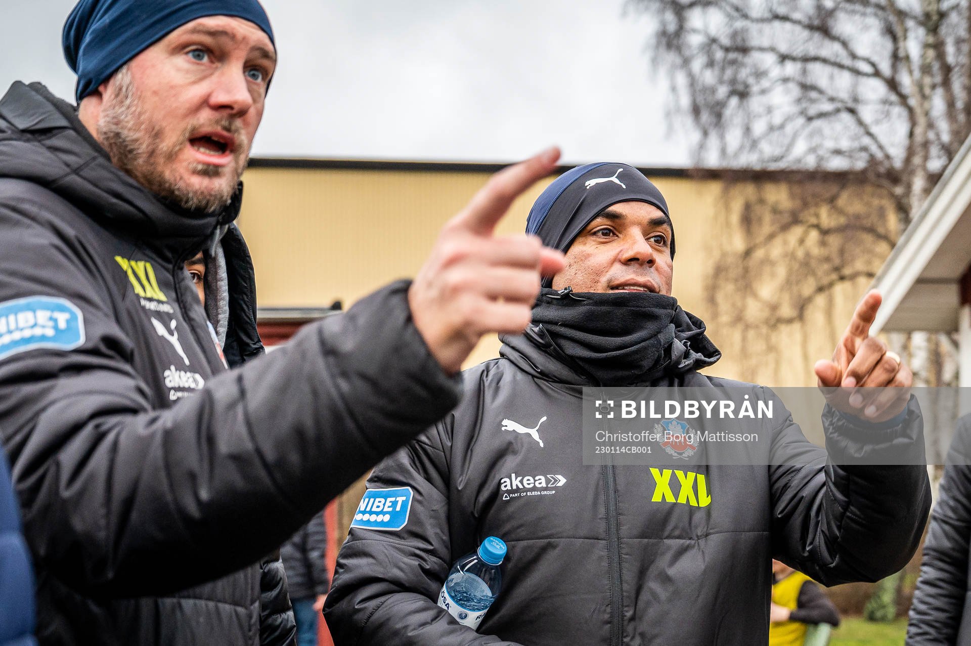 Helsingborgs sportchef Andreas Granqvist och tränare