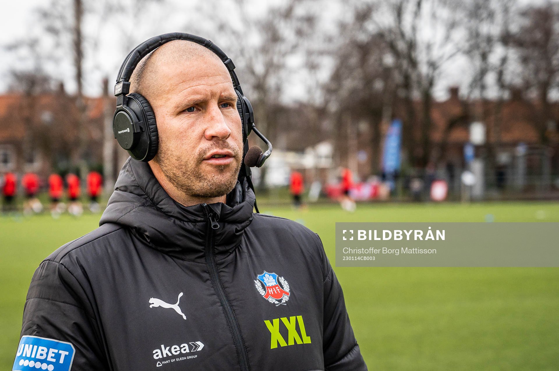 Helsingborgs tränare Mattias Lindström