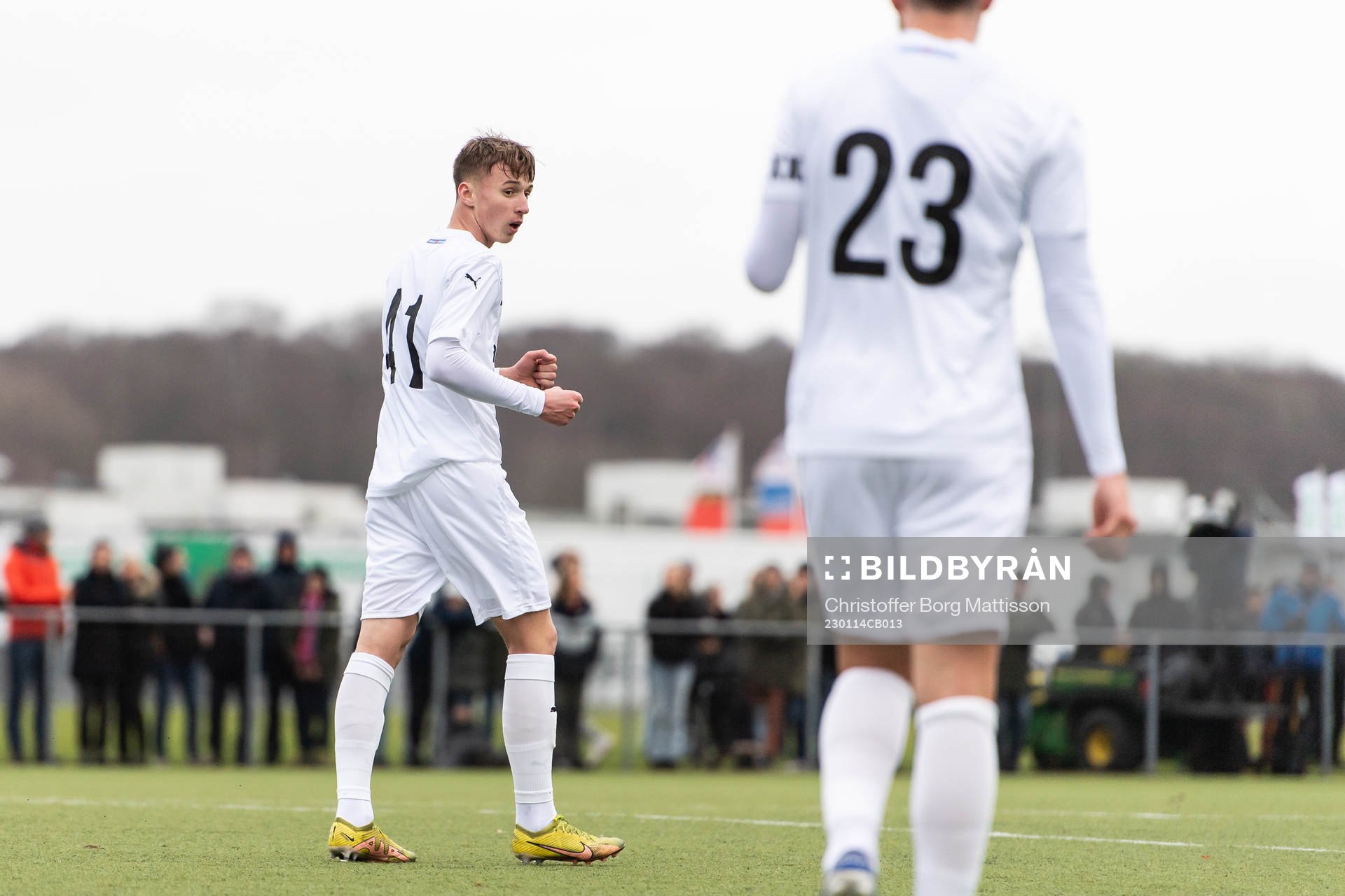 Helsingborgs Lucas Kjellnäs jublar