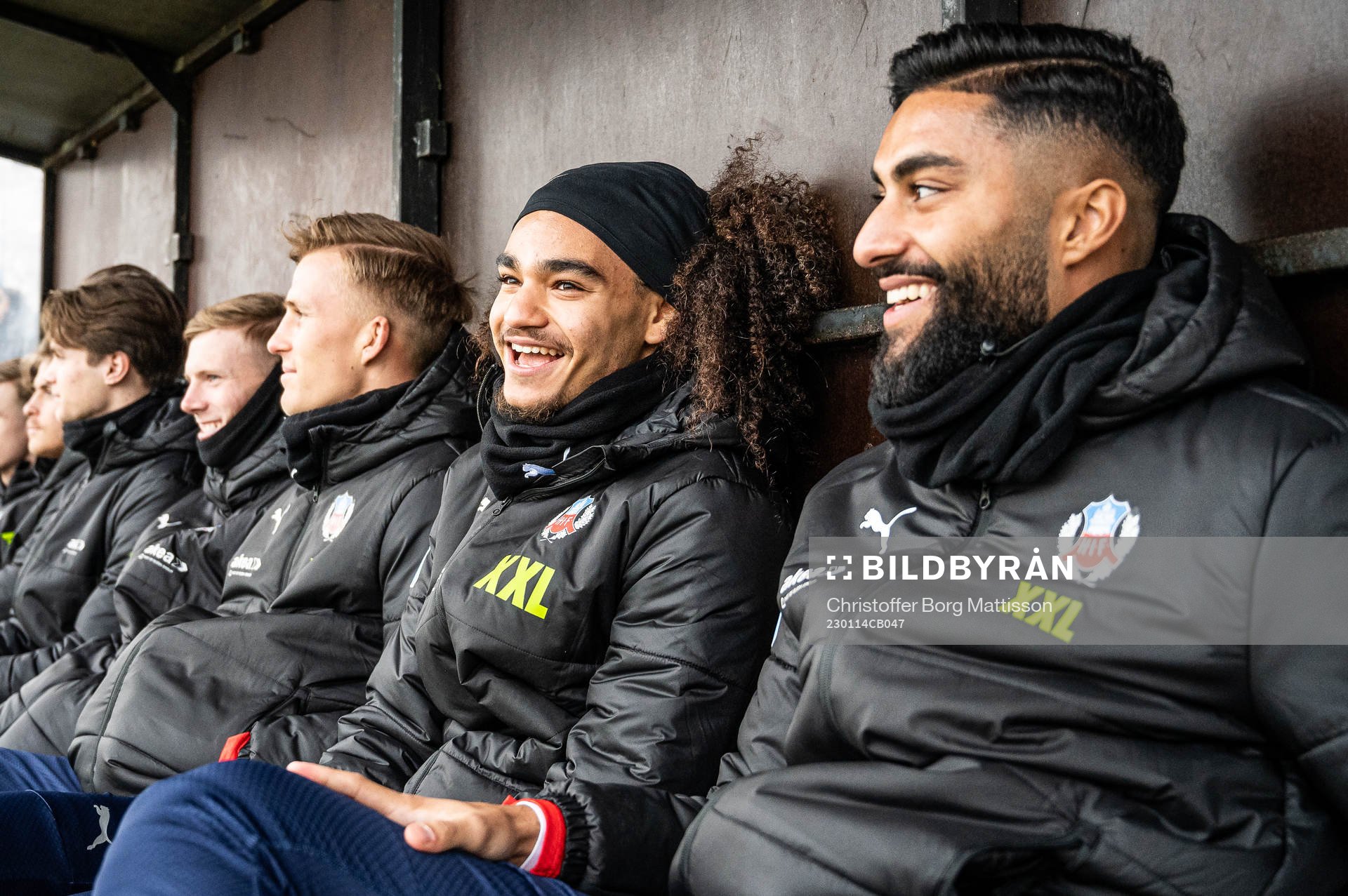 Helsingborgs Adam Kaied och Amin Al Hamawi