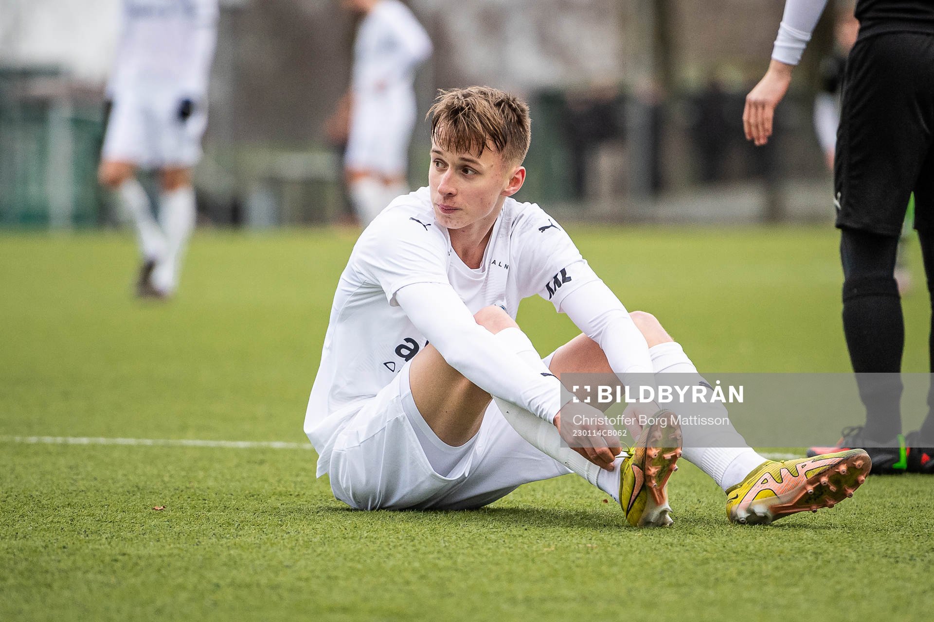 Helsingborgs Lucas Kjellnäs har ont