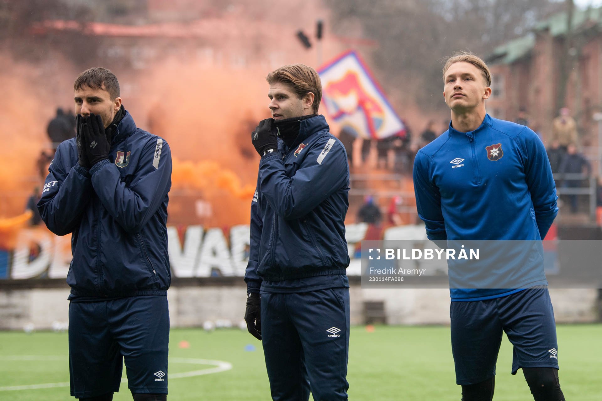 Jonathan Azulay, Robin Glavak och Målvakt Alex Rahm