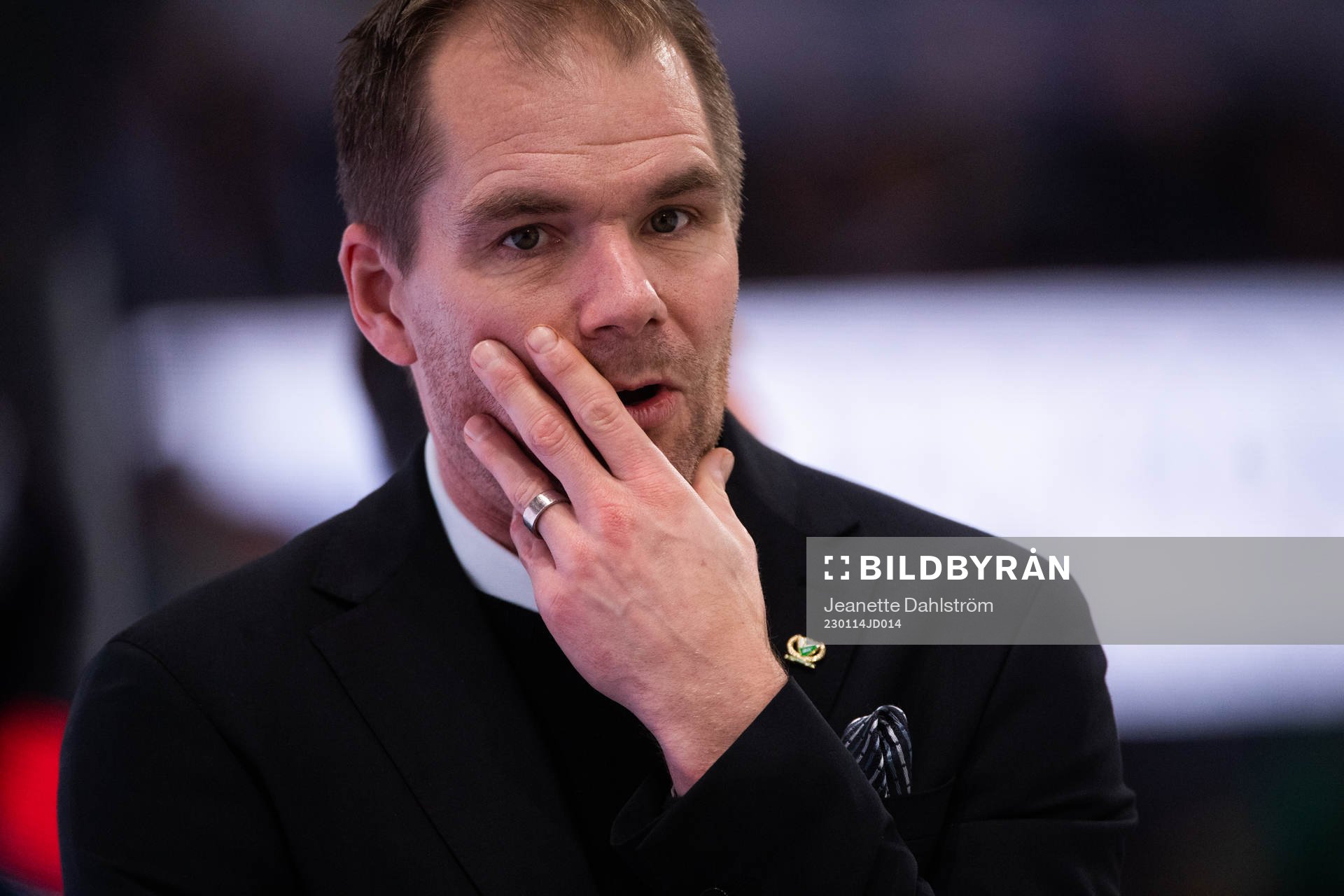 Färjestads huvudtränare Tomas Mitell