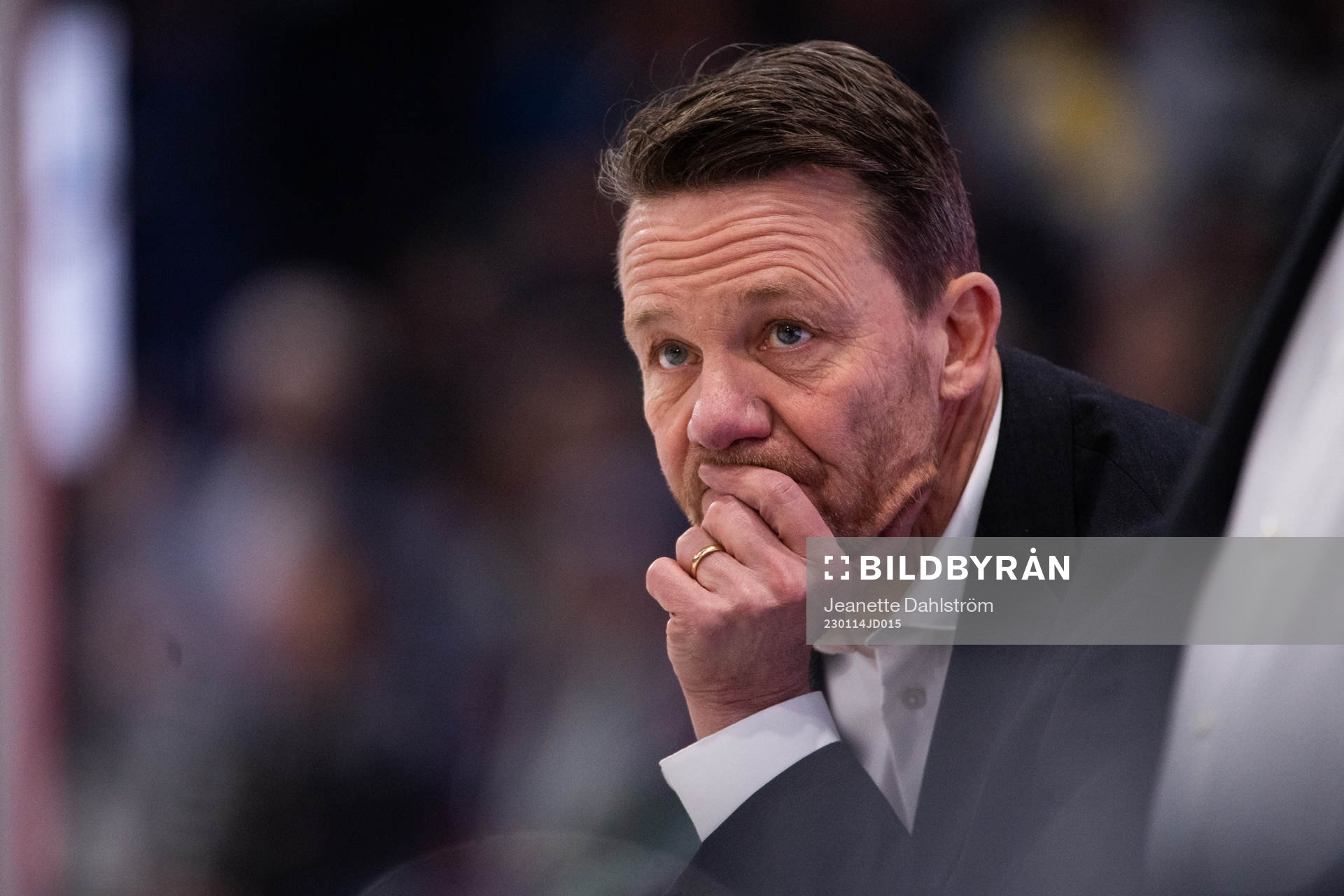 HV71s assisterande tränare Charles Berglund