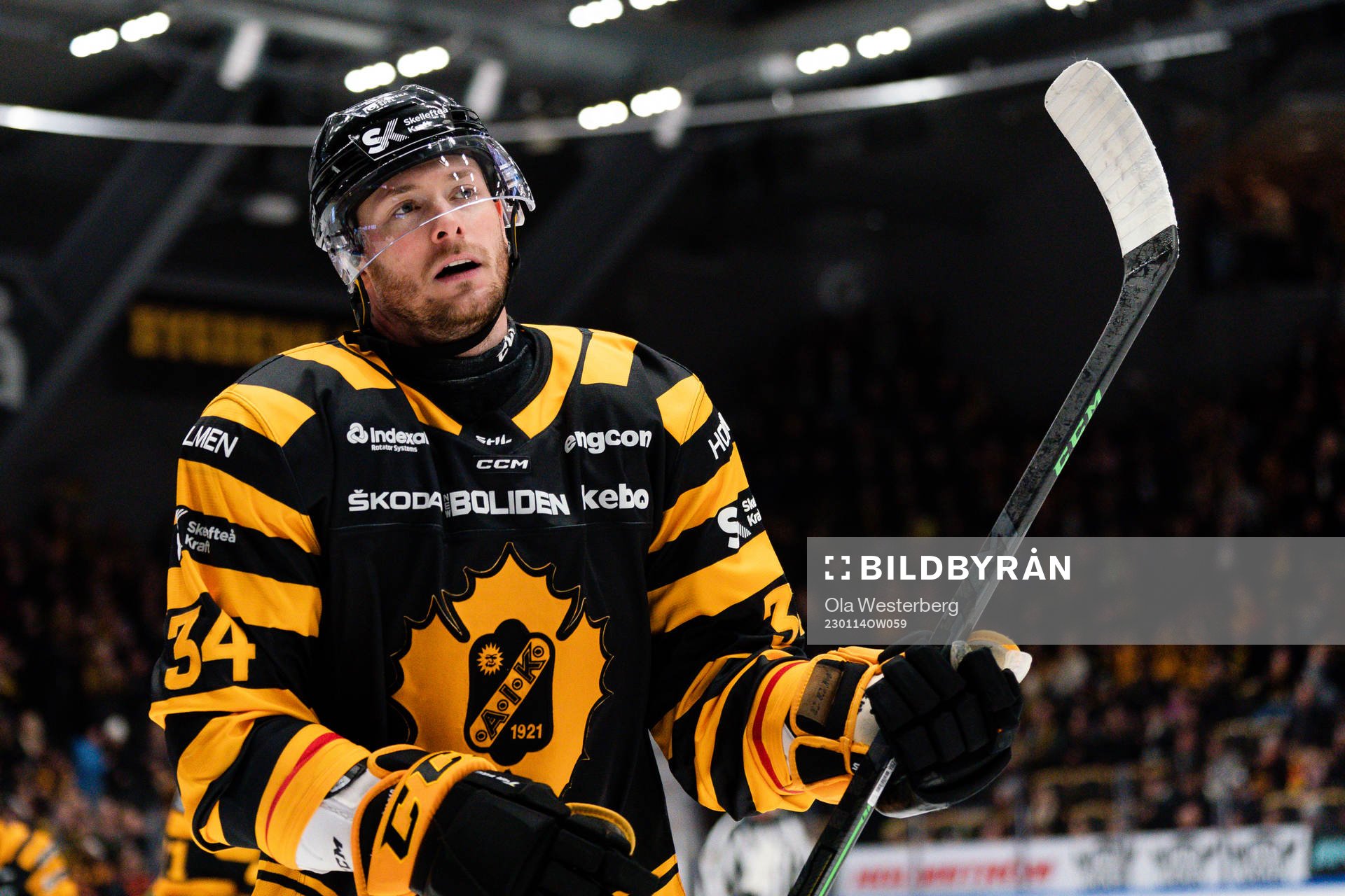 Skellefteås Tom Kühnhackl jublar