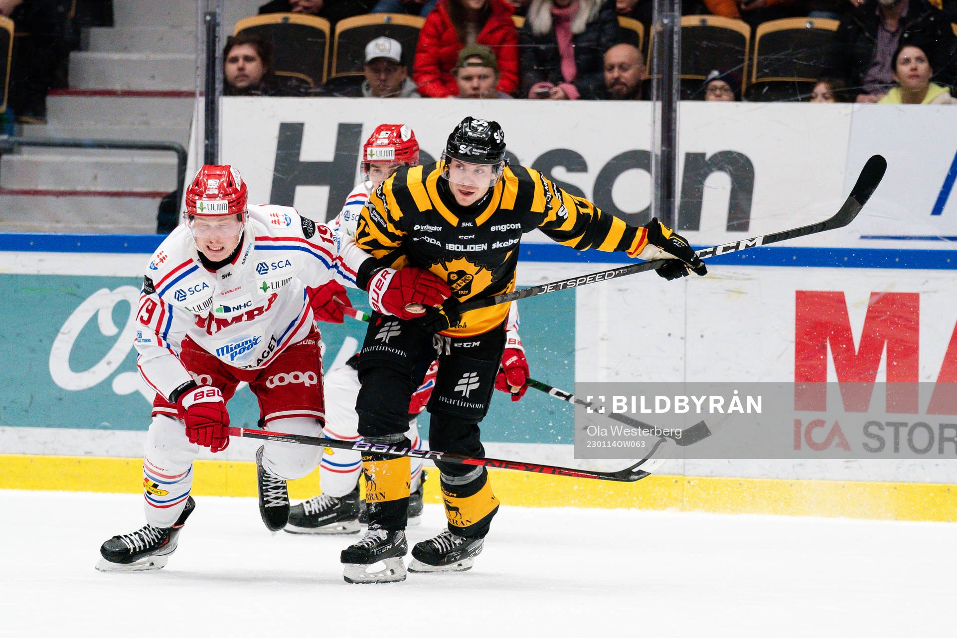 Timrås Erik Andersson och Skellefteås Pär Lindholm